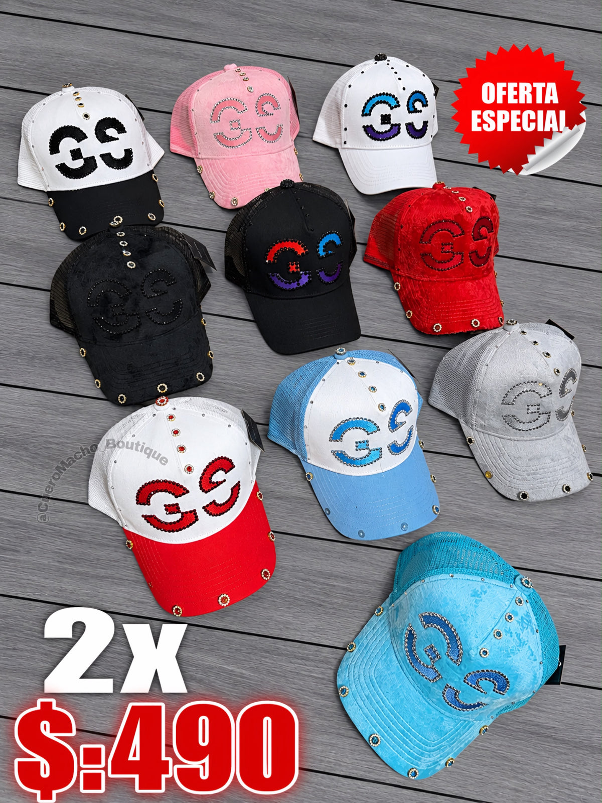 Gorras 2x $:490