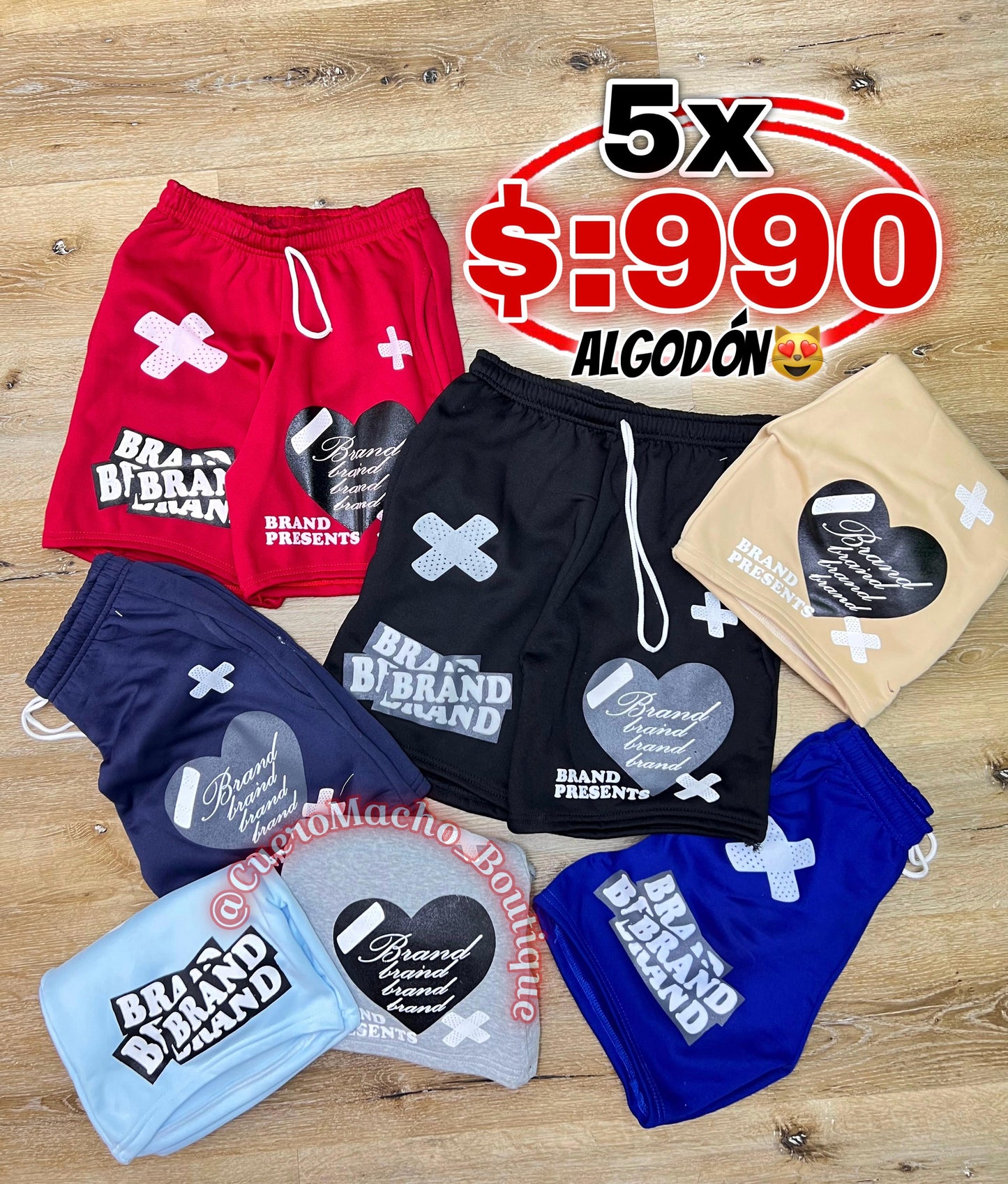 Bermudas de Algodon 5x $990