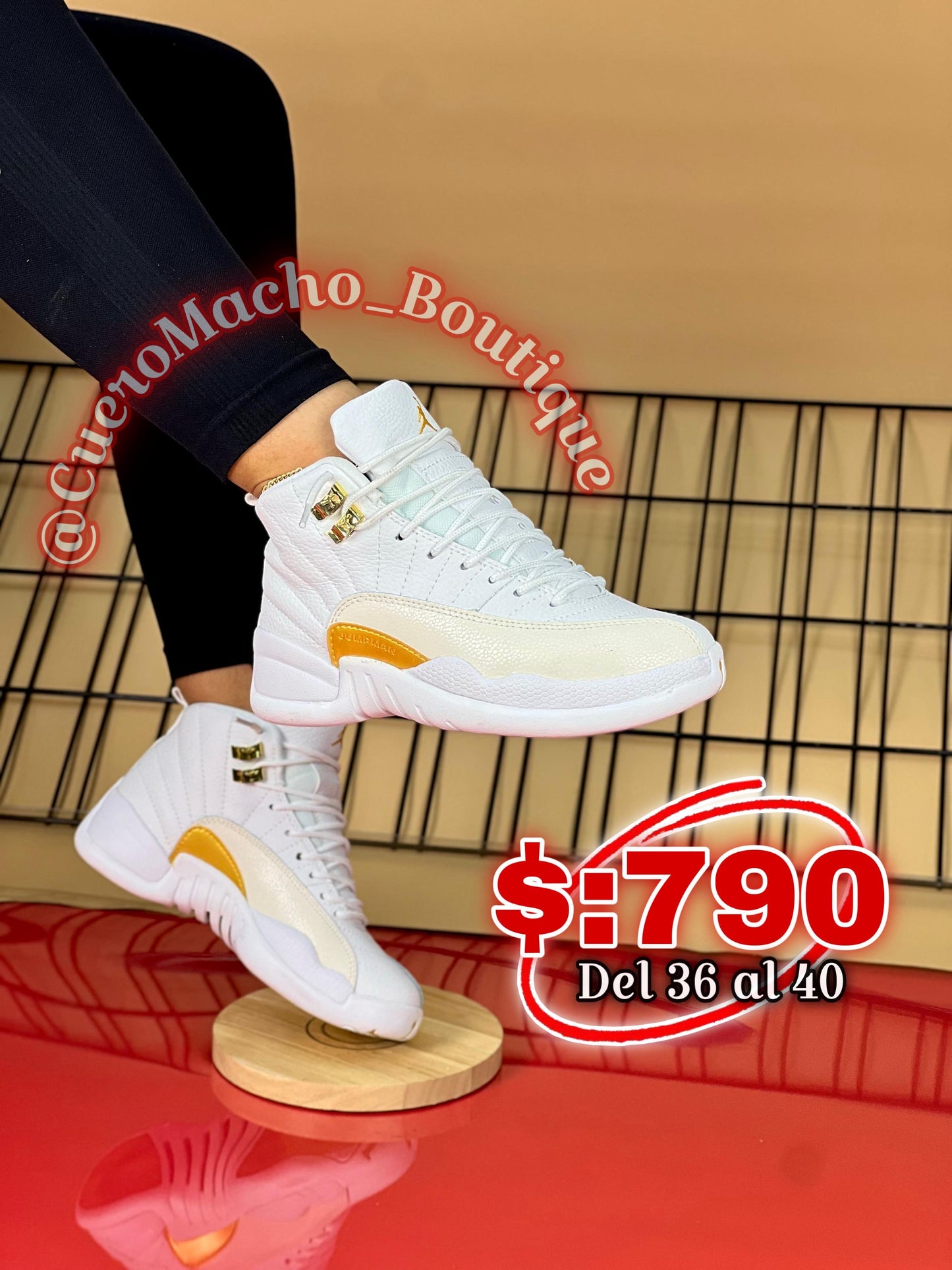 Jordan 12 súper ofertas ($:790)
