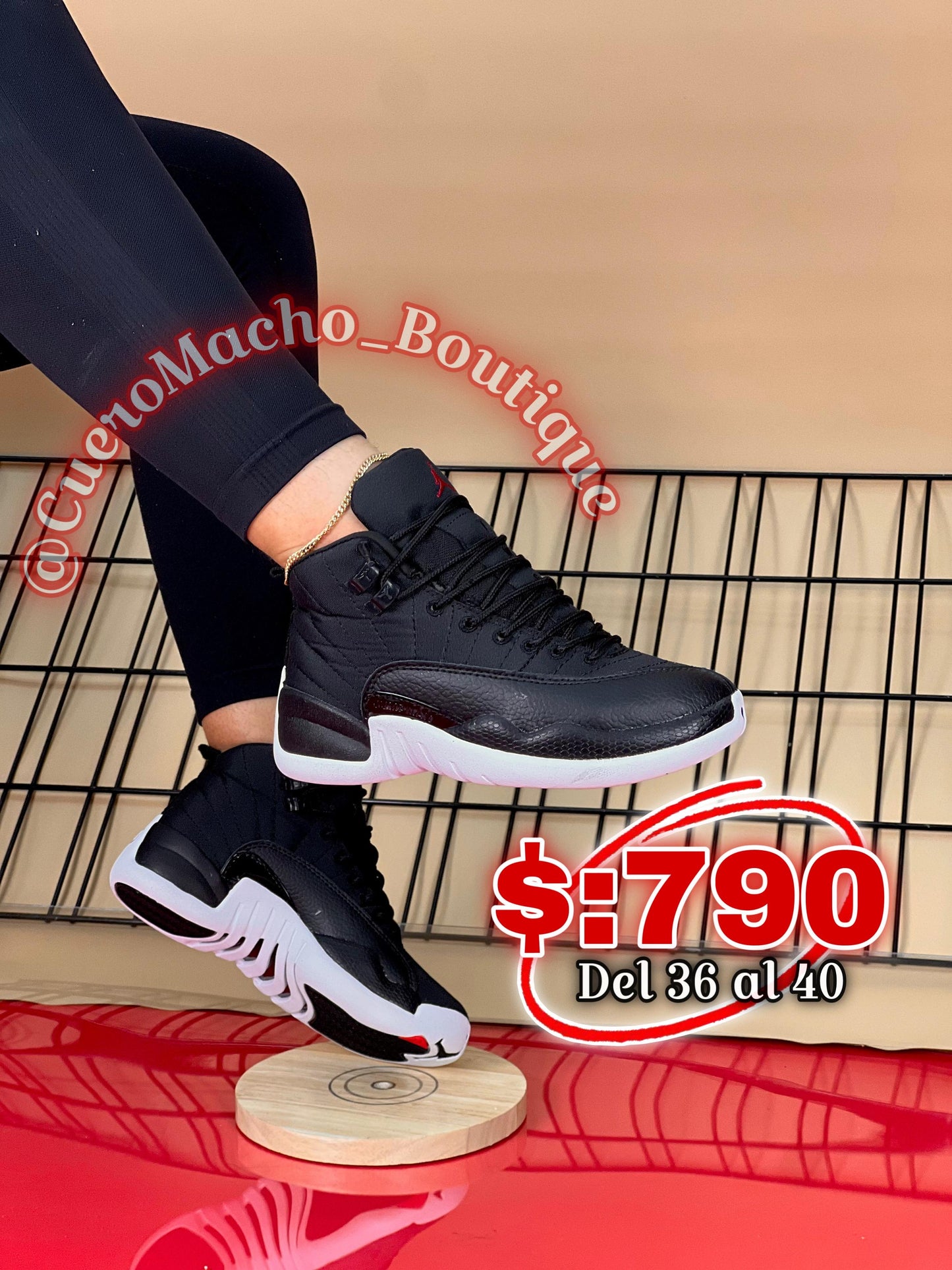 Jordan 12 súper ofertas ($:790)