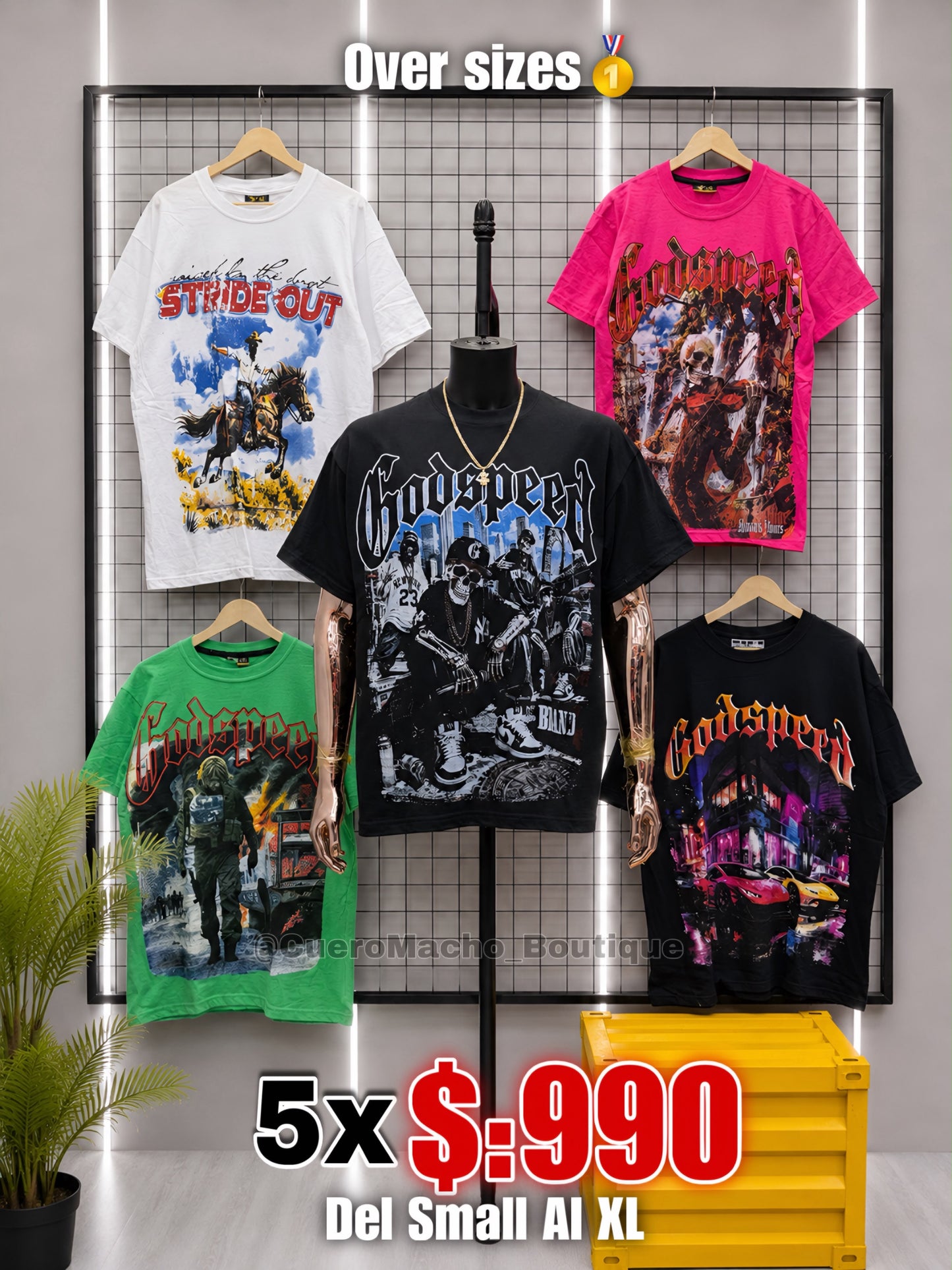 Poloche Over size 5x $:990