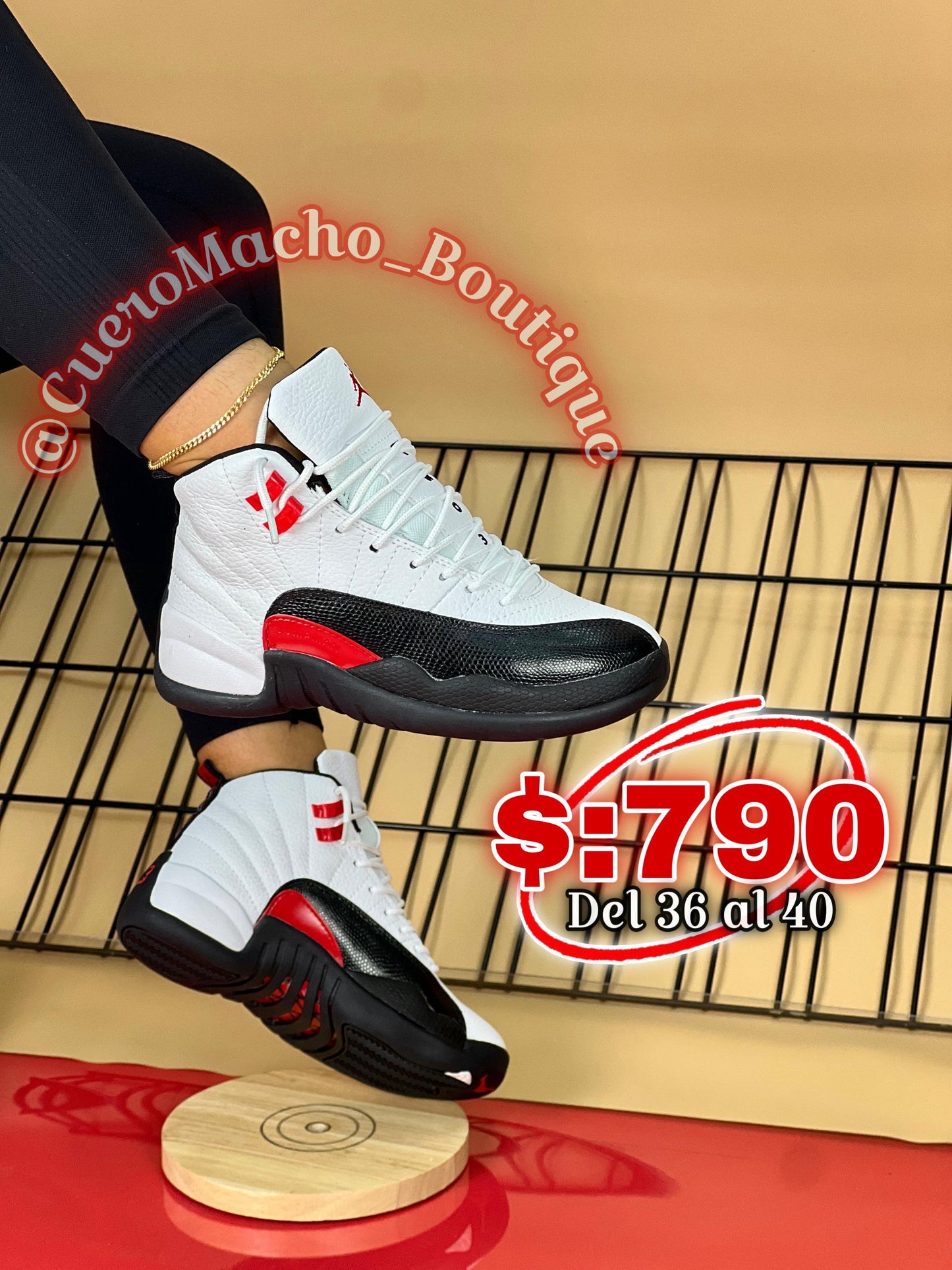 Jordan 12 súper ofertas ($:790)