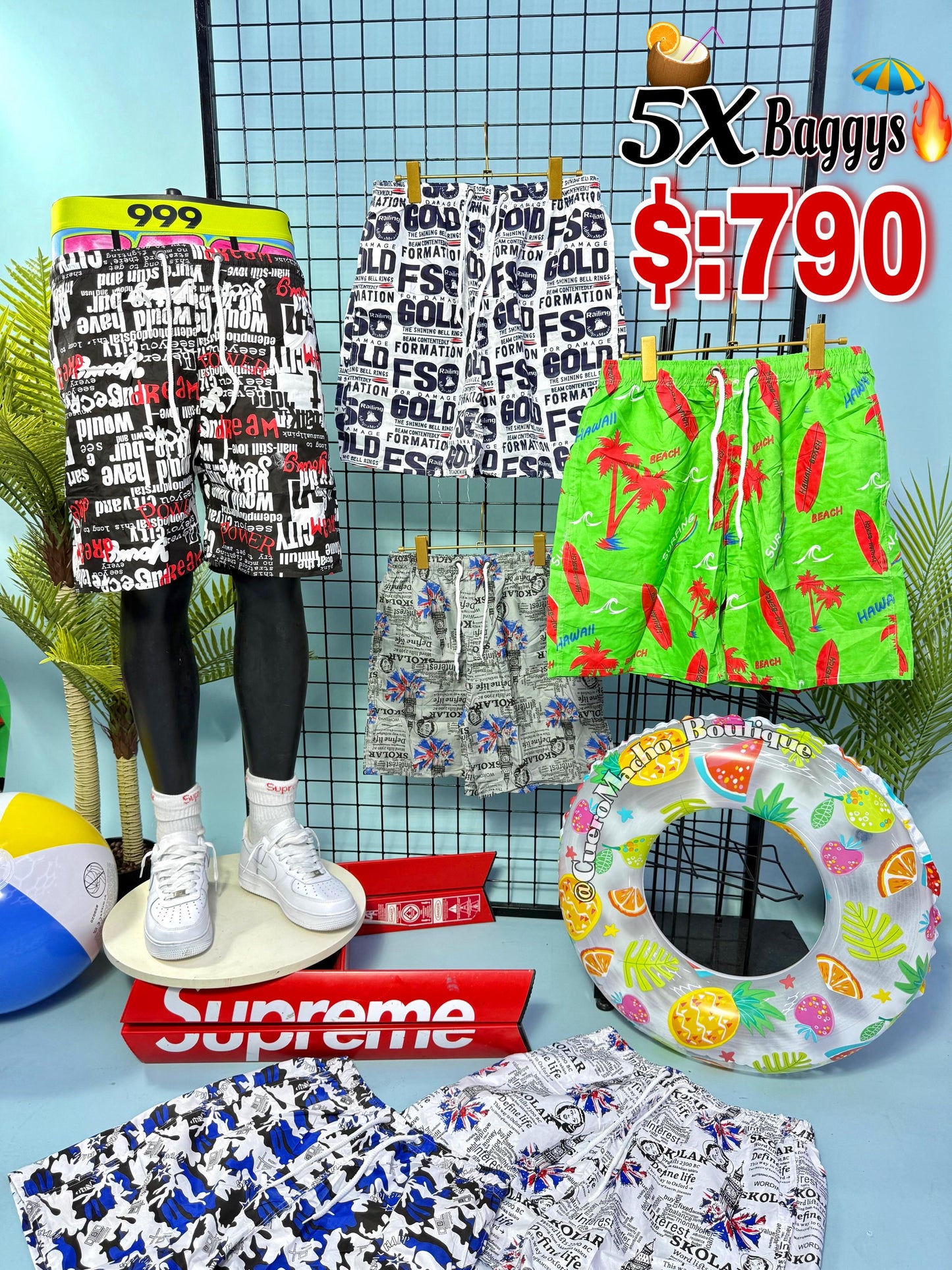 Baggies Playeros🏝️ 5x $:790