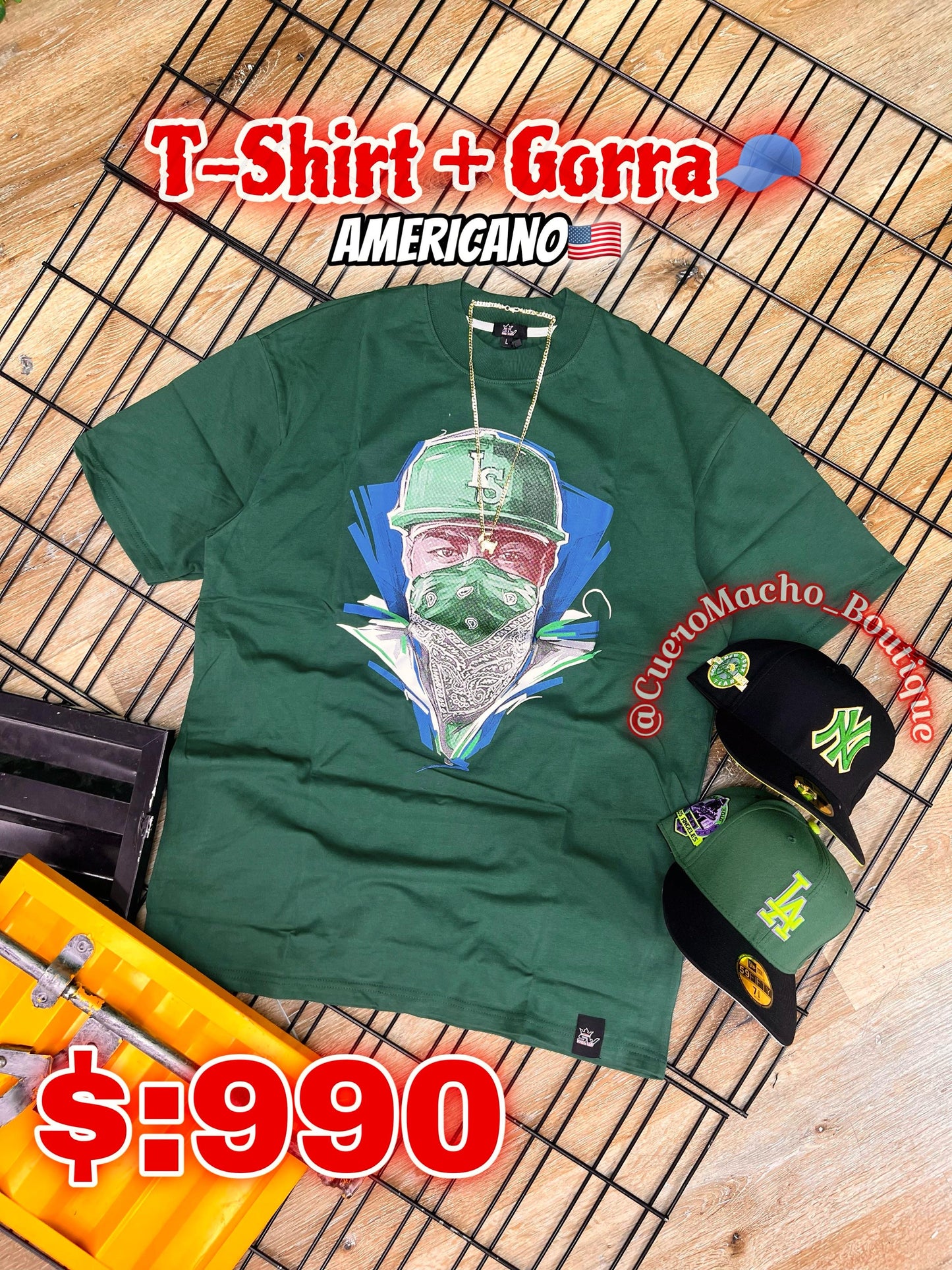 T-shirt + Gorra $:990