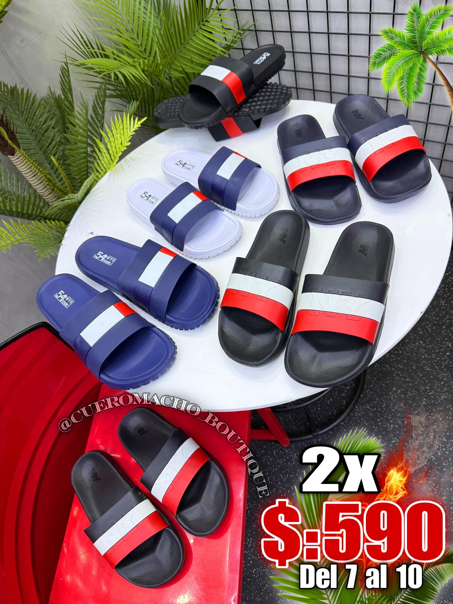 Sandalias Tommy 2x $:590