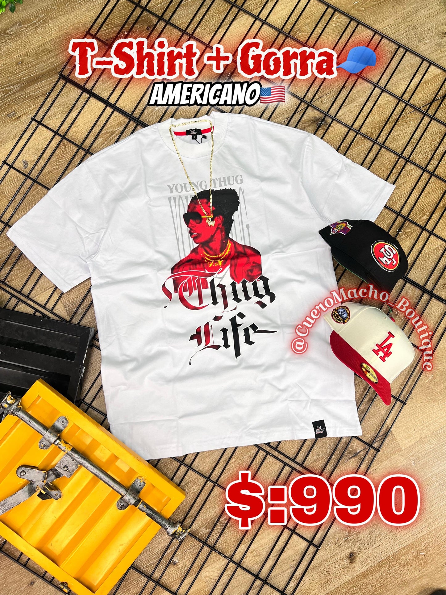 T-shirt + Gorra $:990