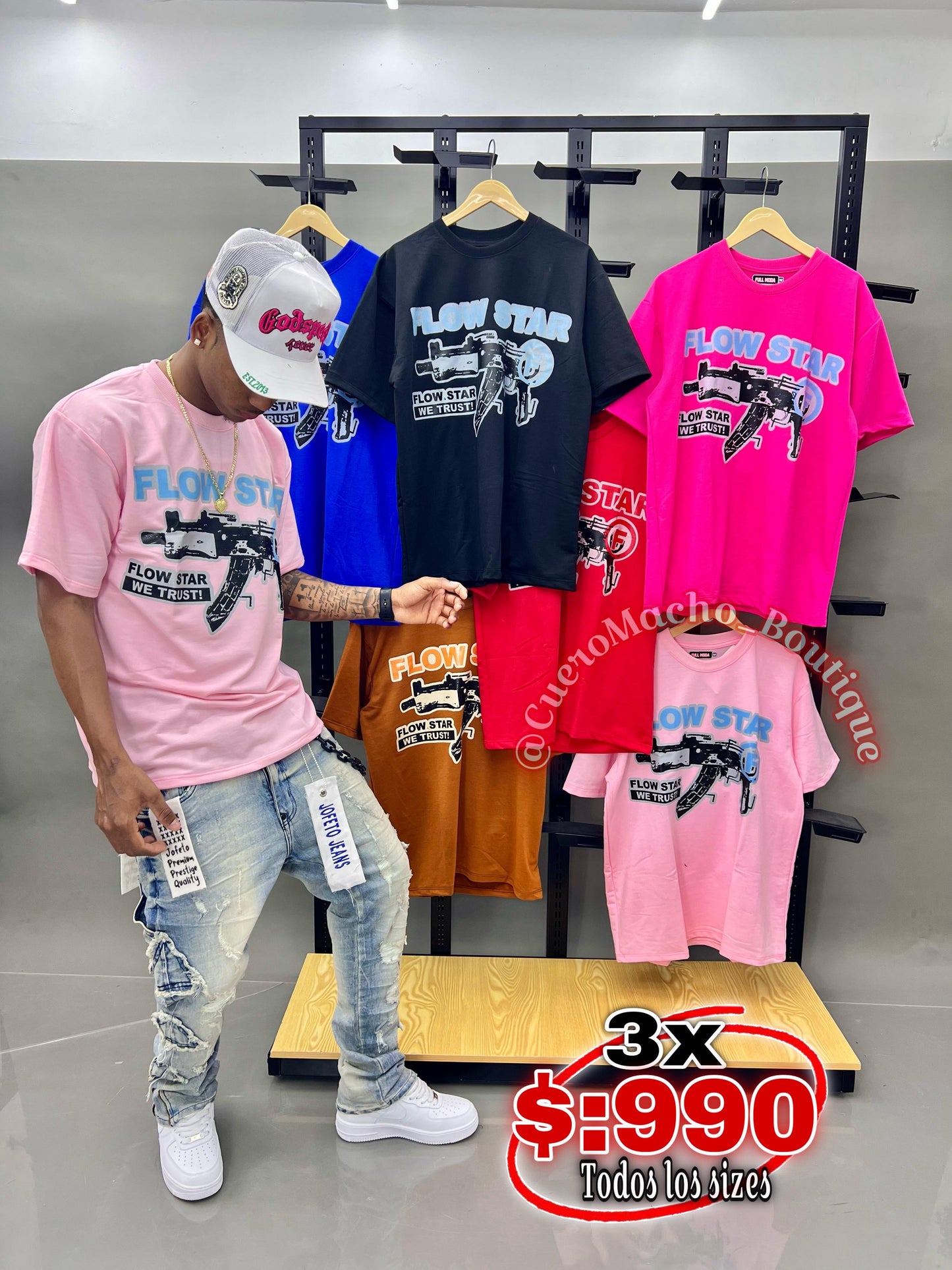 T-shirt de ofertas 3x $:990