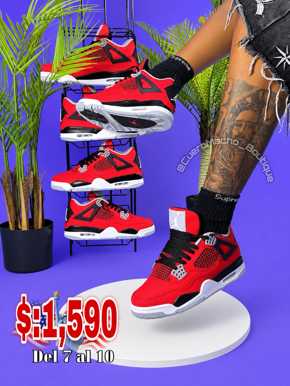 Jordan 4 Alta gamas