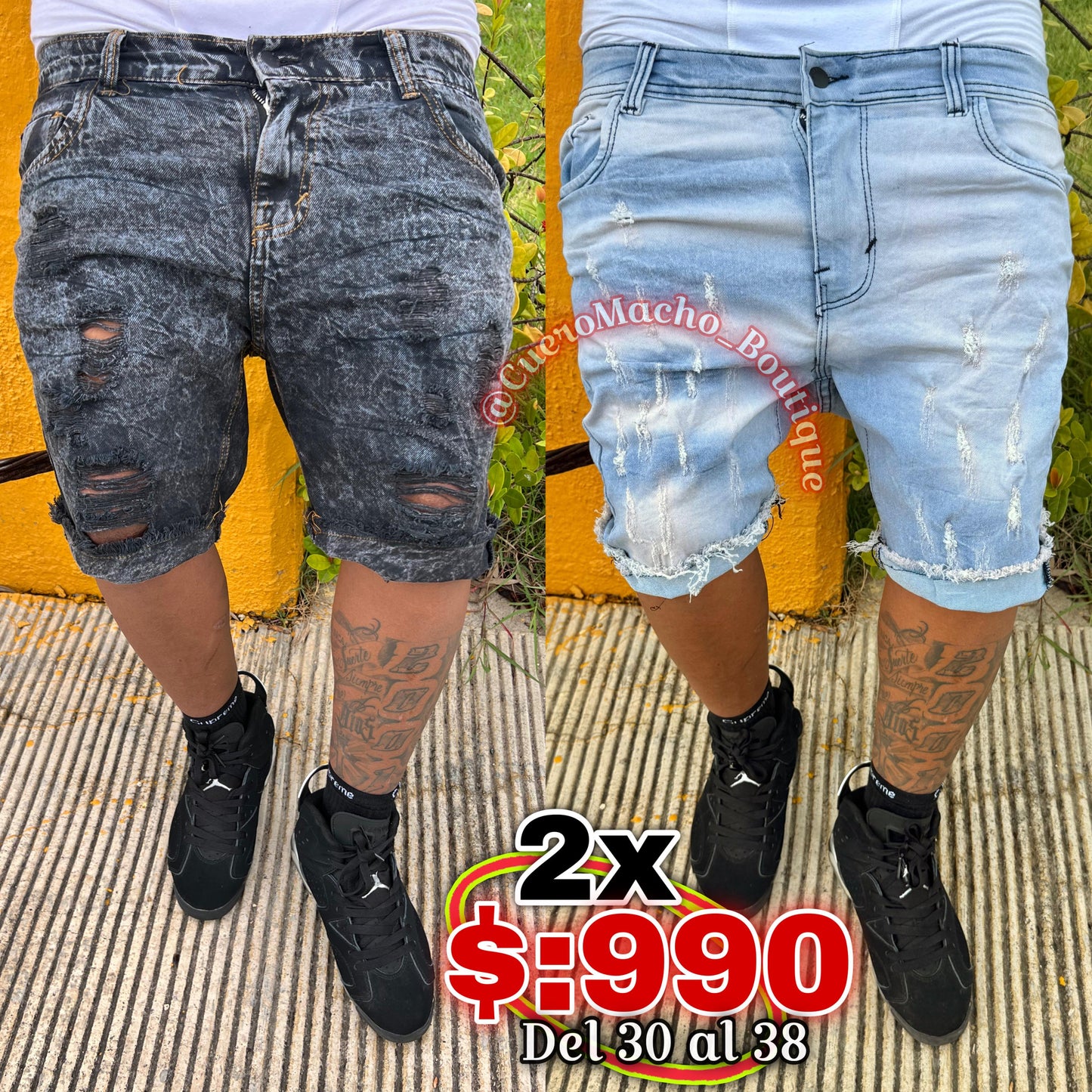 Bermudas Jeans 2x $990