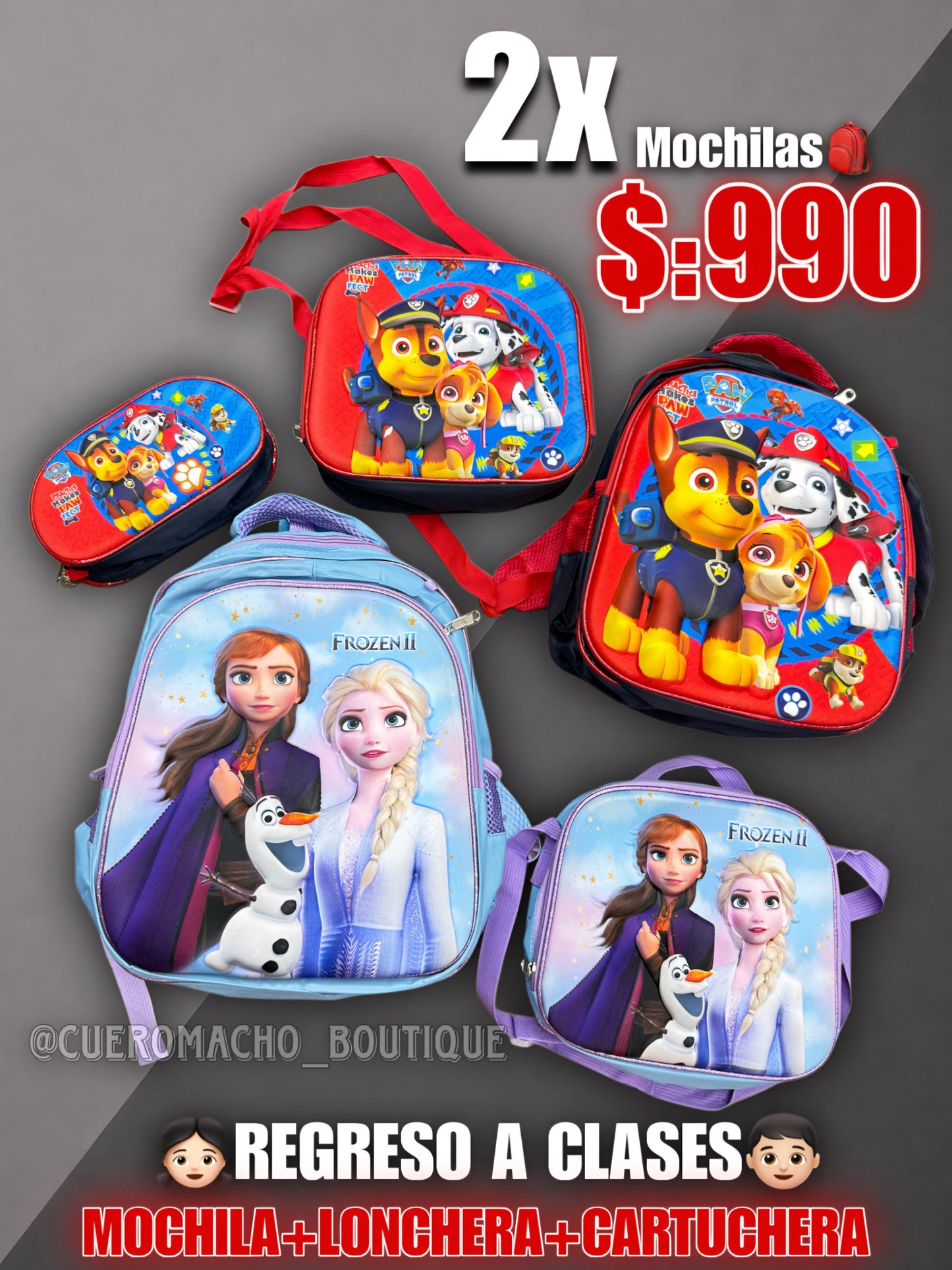 Mochilas de niños