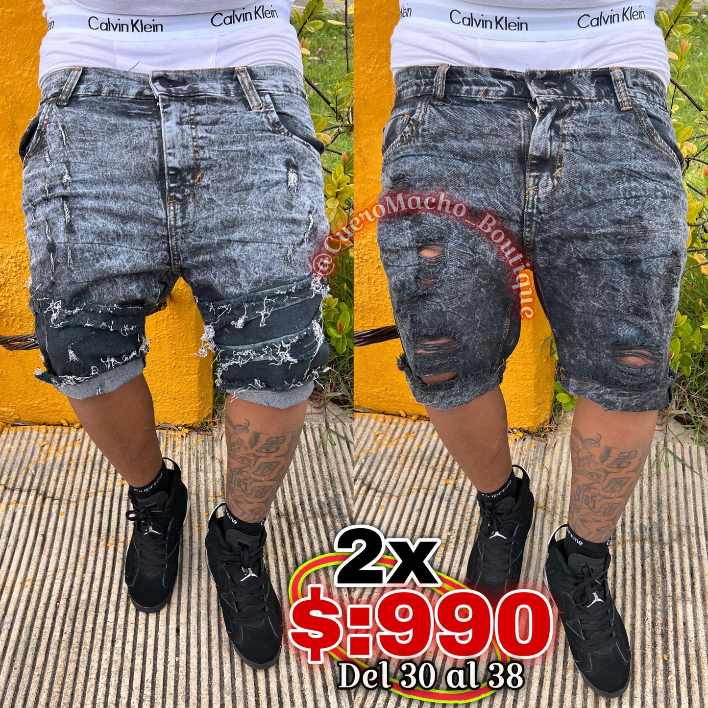 Bermudas Jeans 2x $990