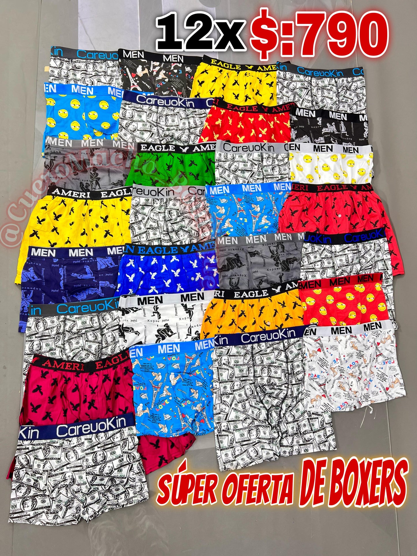 Boxer Ofertas 12x $790