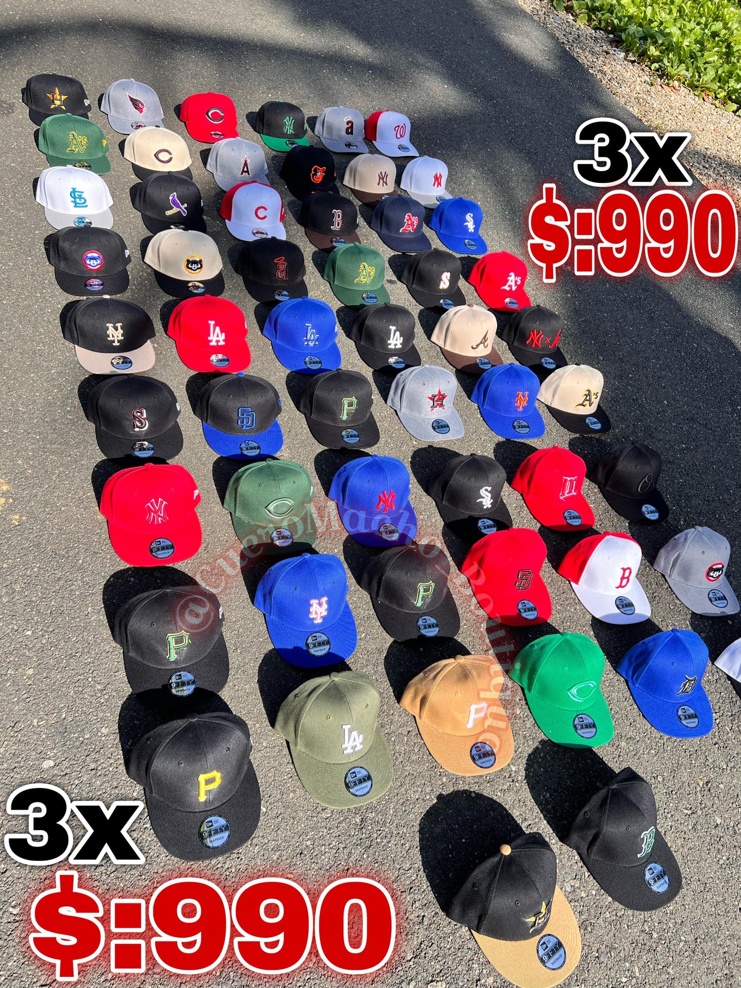 Gorras New eras oferta 3x $990