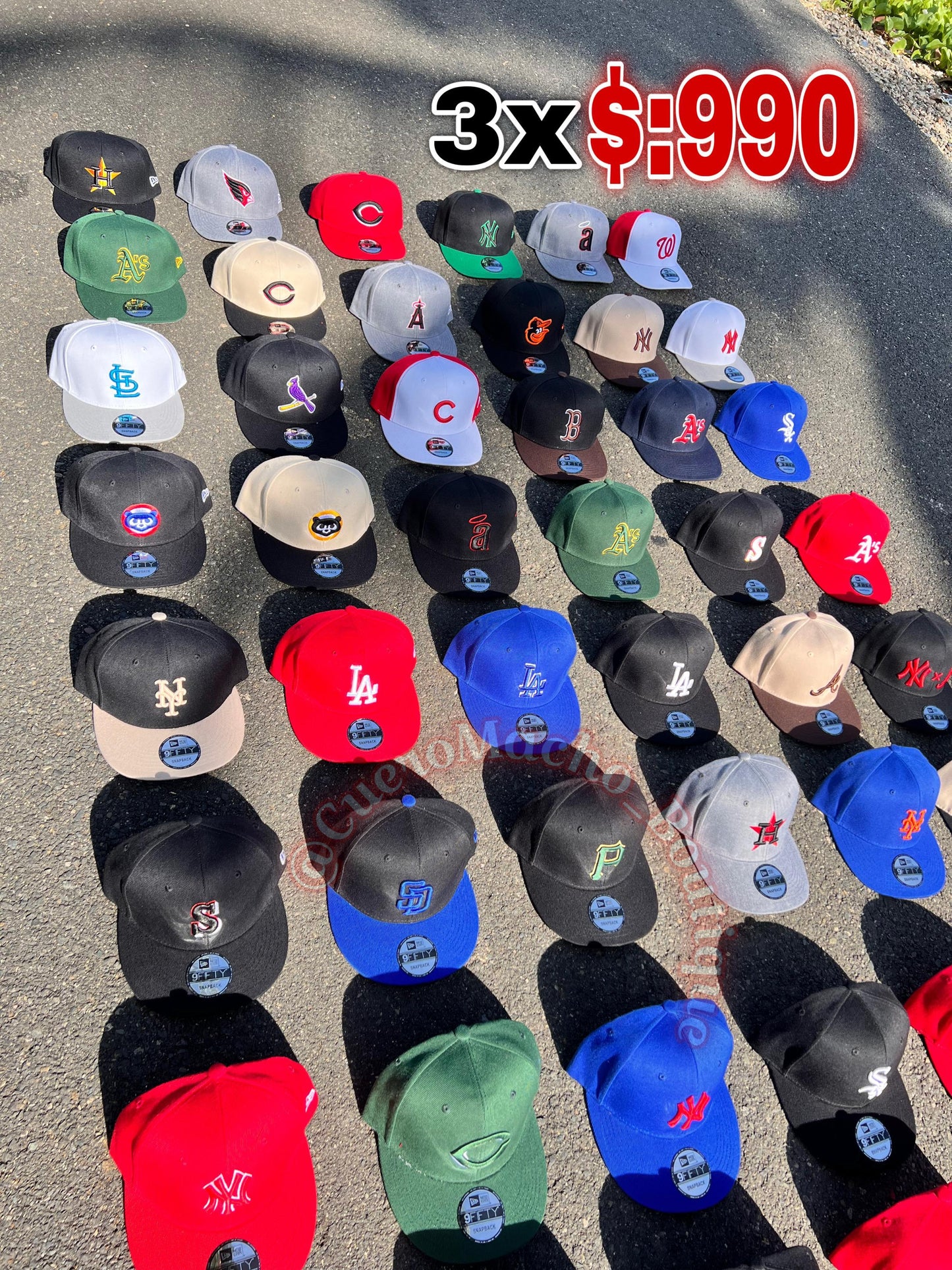 Gorras New eras oferta 3x $990