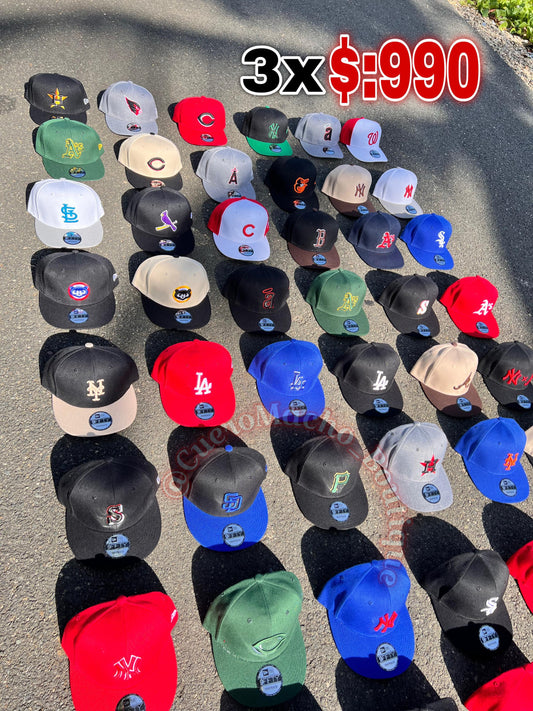 Gorras New eras oferta 3x $990