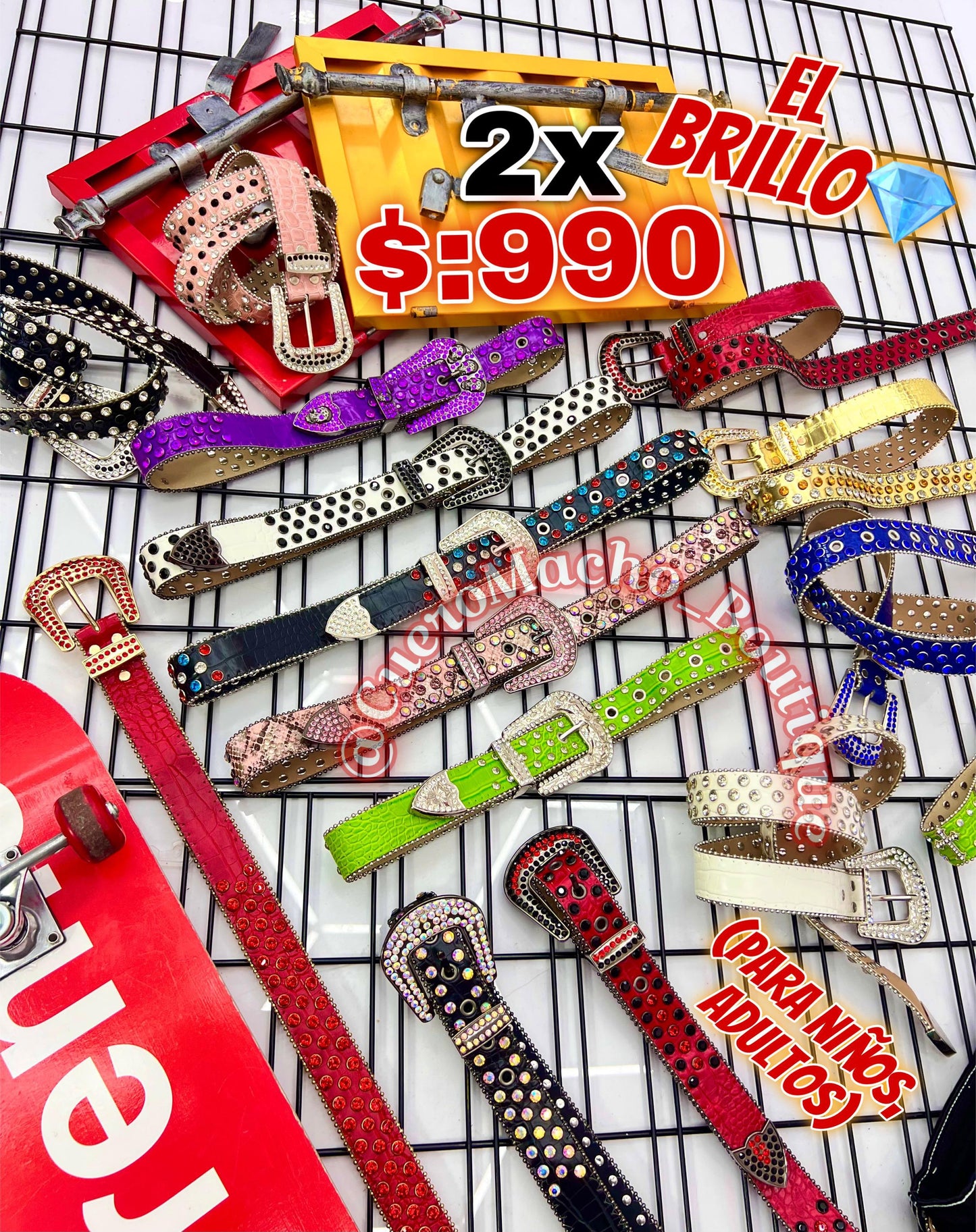Correas de Brillo 2x $990
