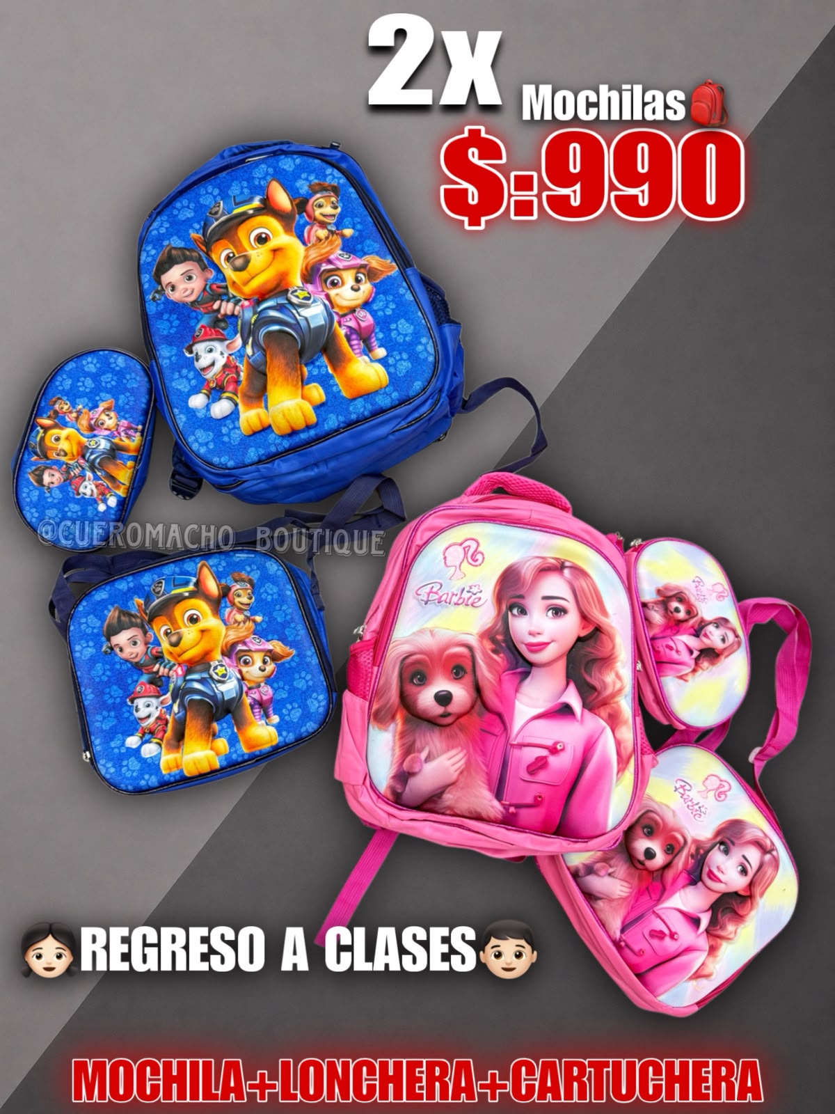 Mochilas de niños