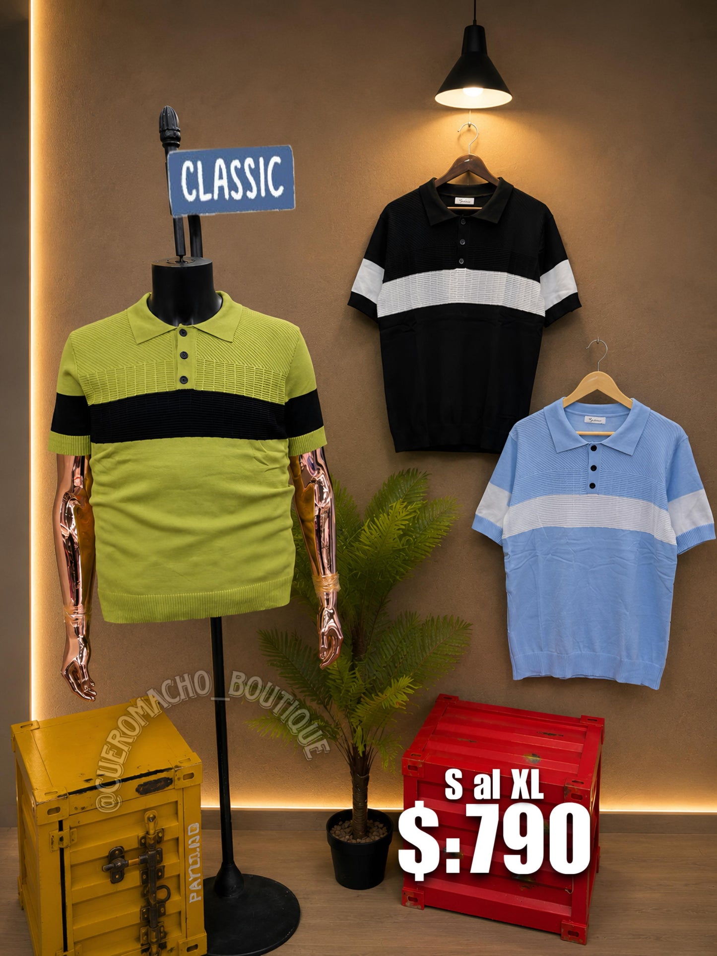T-shirt de cuellos clásicos