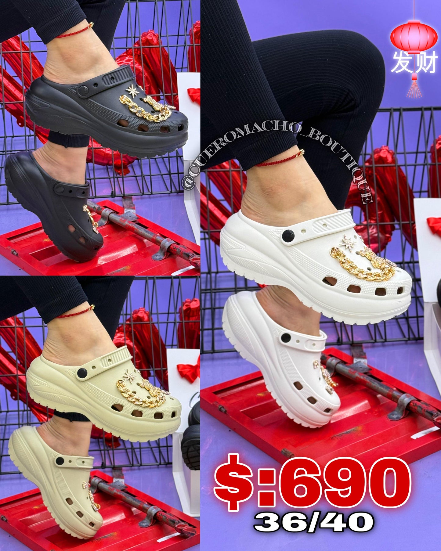 Crocs altas