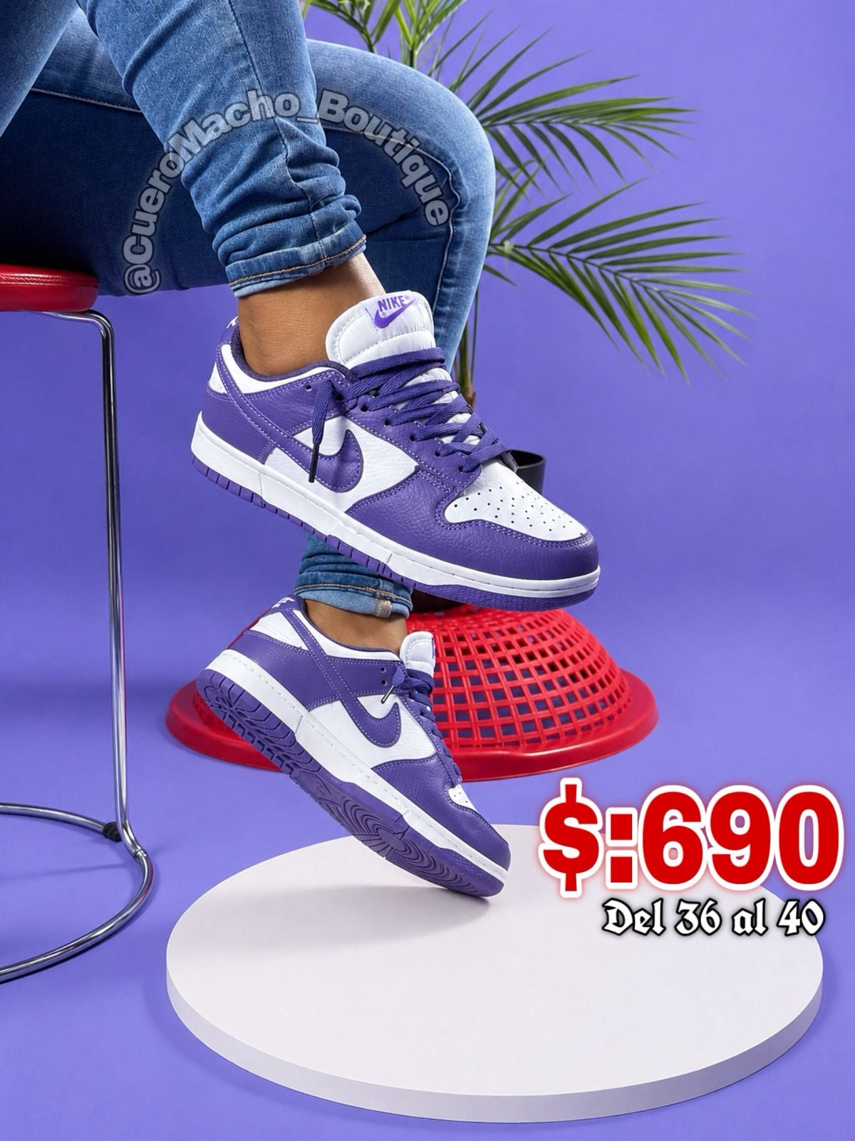 Nike dunk ofertas $:690