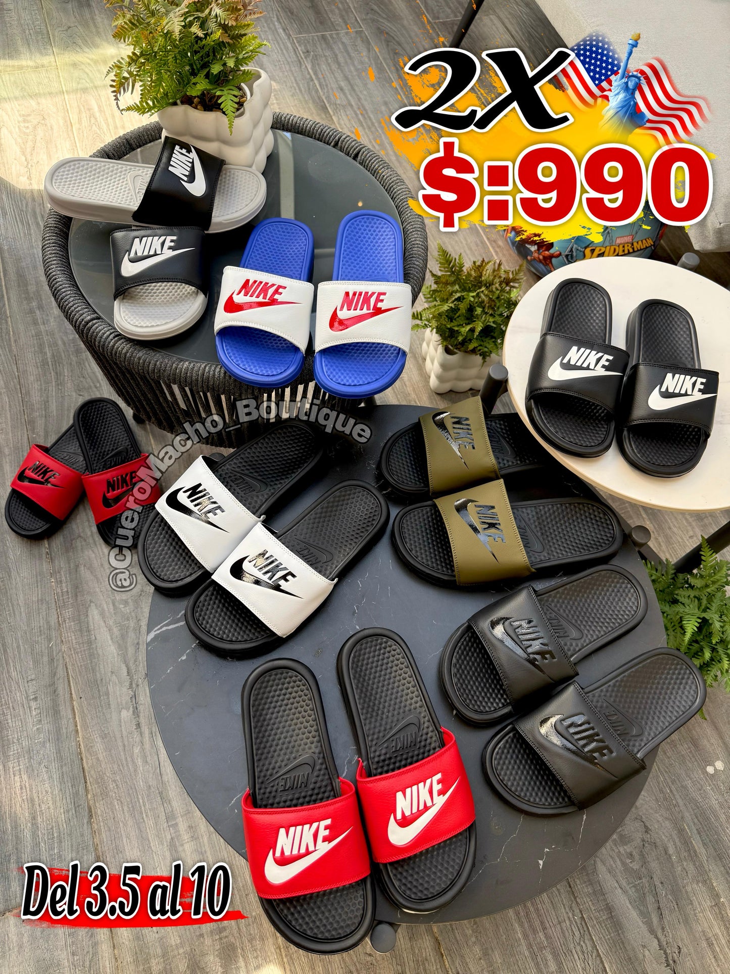 Sandalias Nike 2x $:990