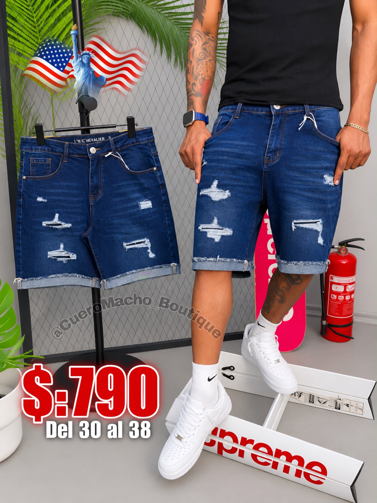 Bermudas Jeans