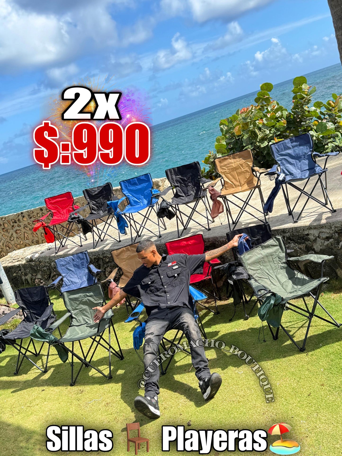 Sillas Playeras 2x $:990