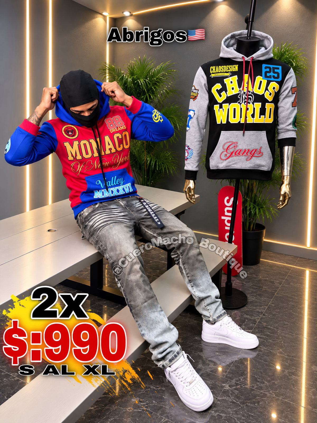 Abrigos en oferta 2x $:990