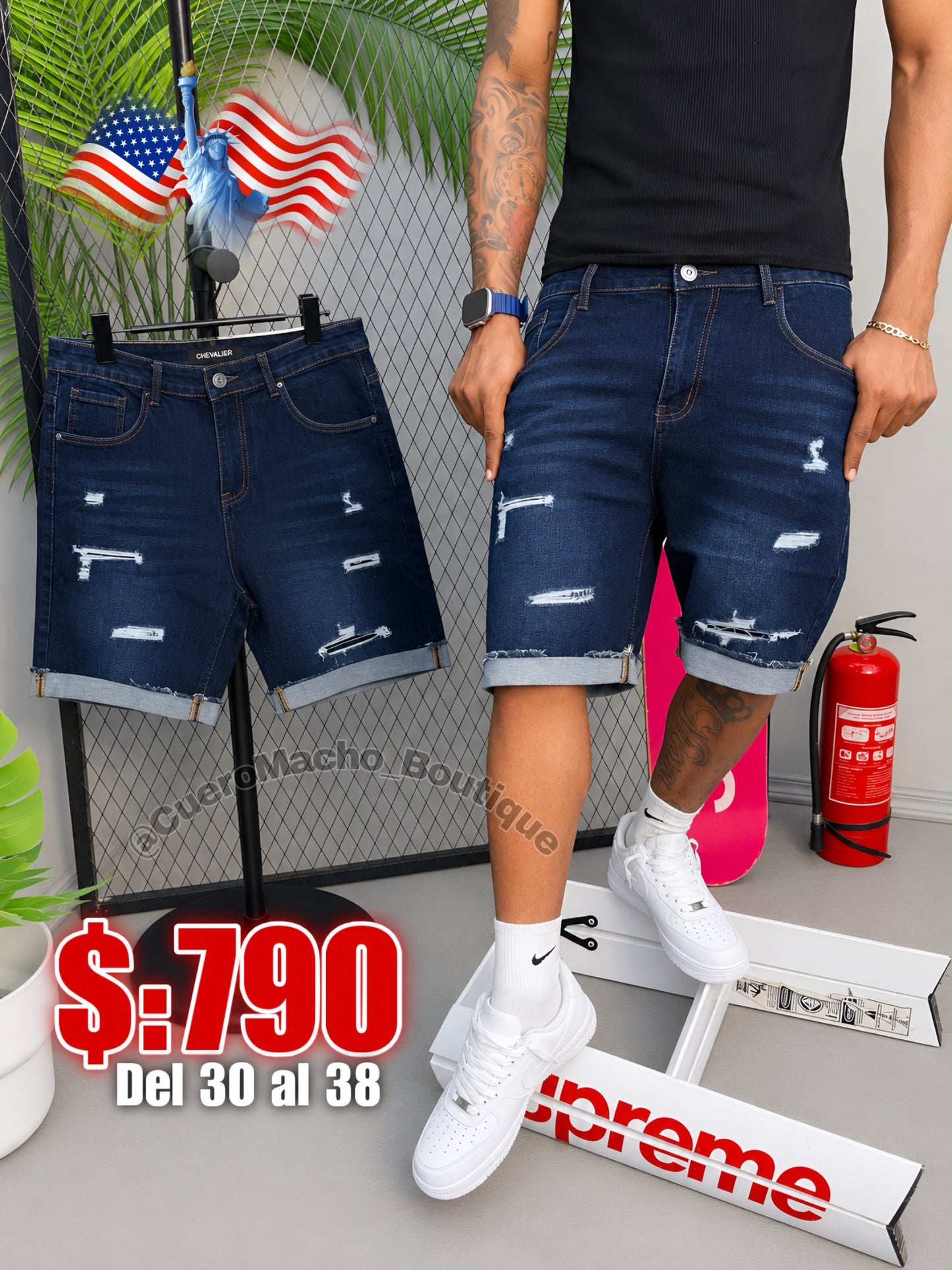 Bermudas Jeans