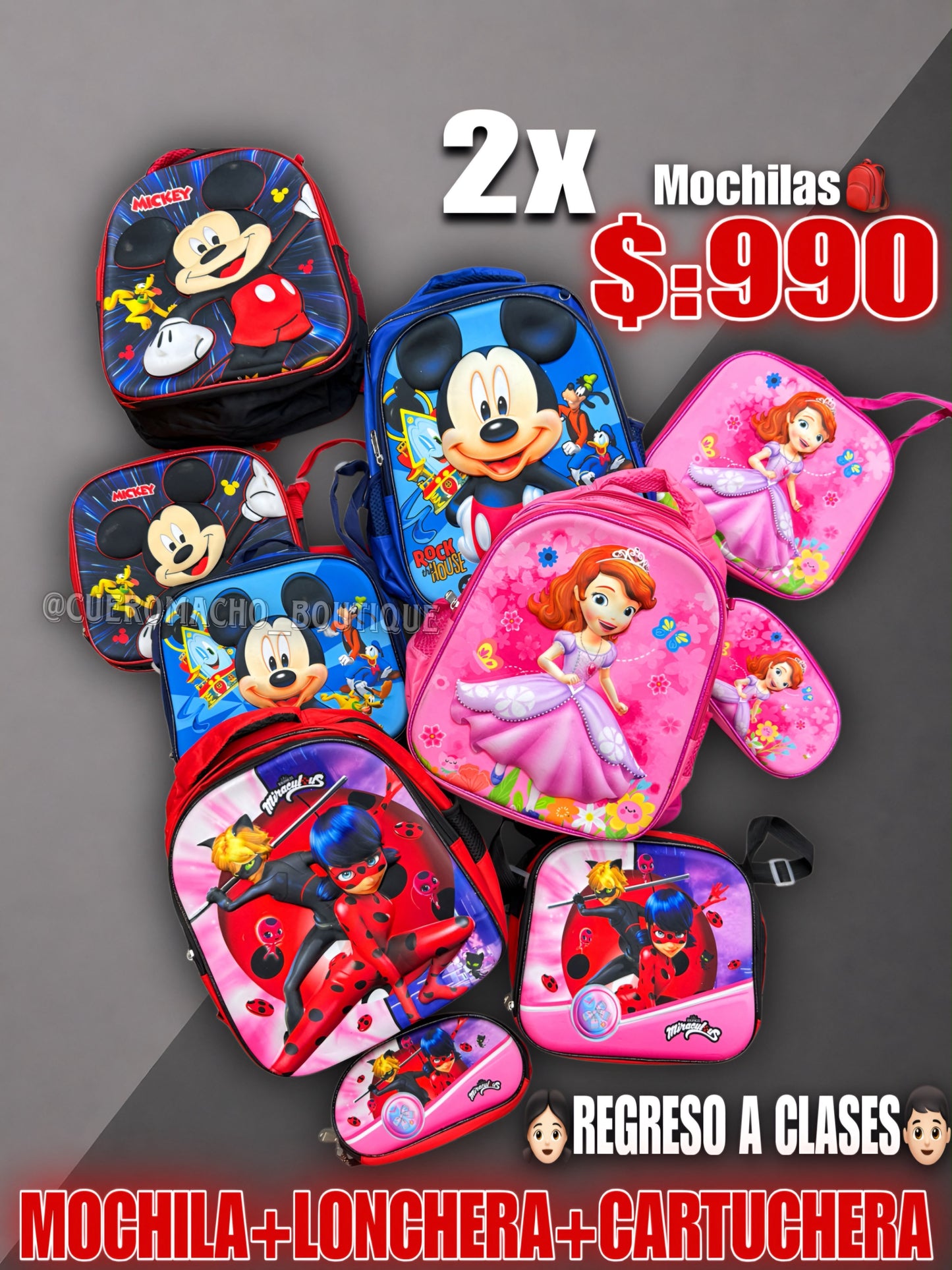 Mochilas de niños