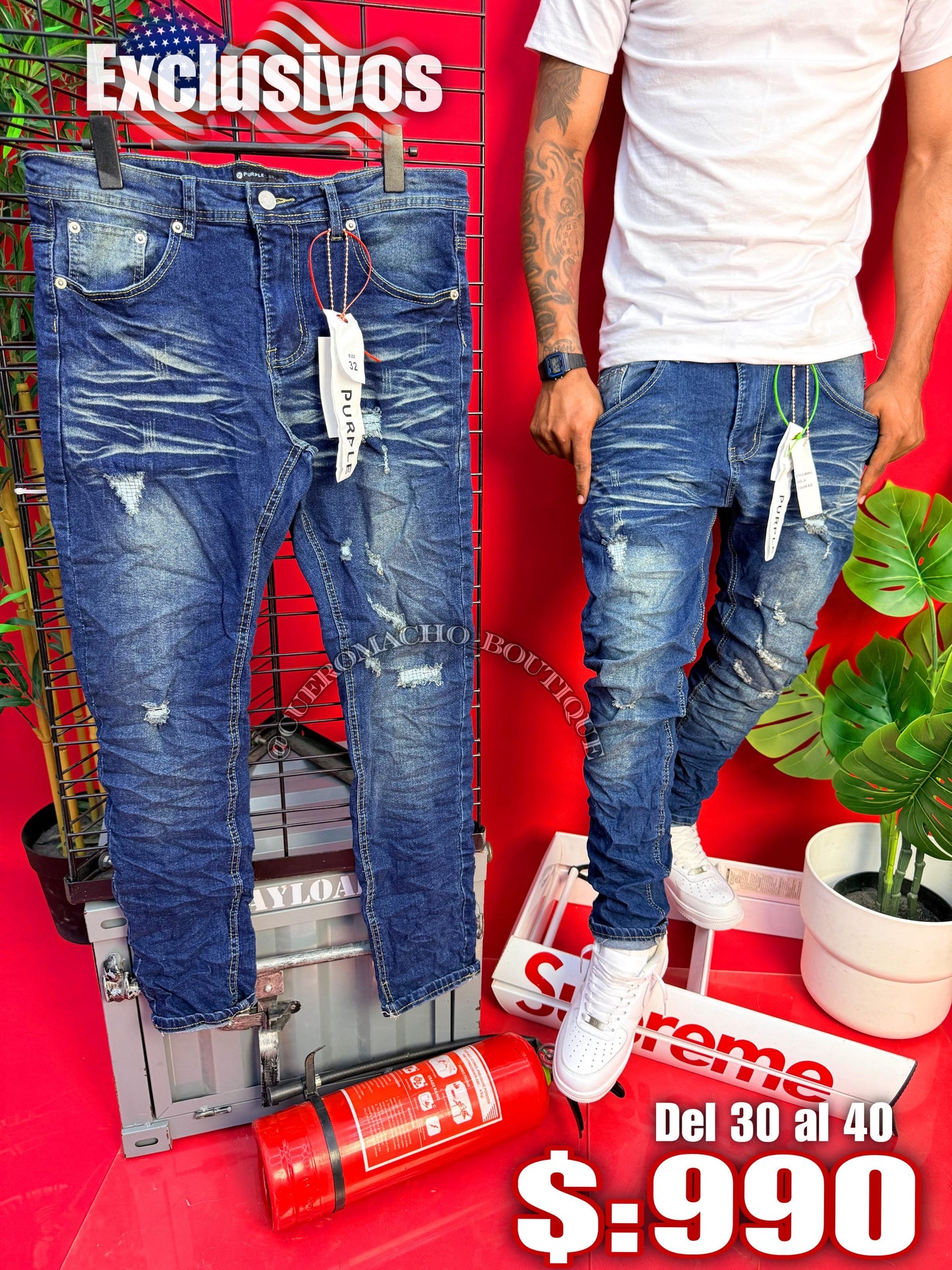 Pantalones purple New Modelo