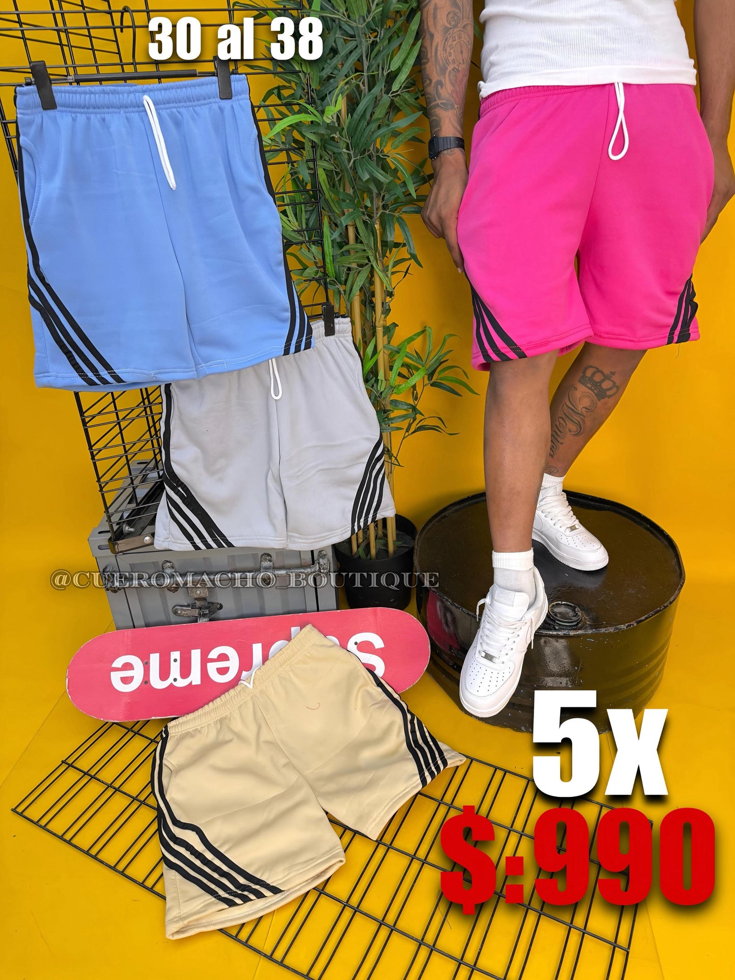 Algodón 100% Bermudas 5x $:990