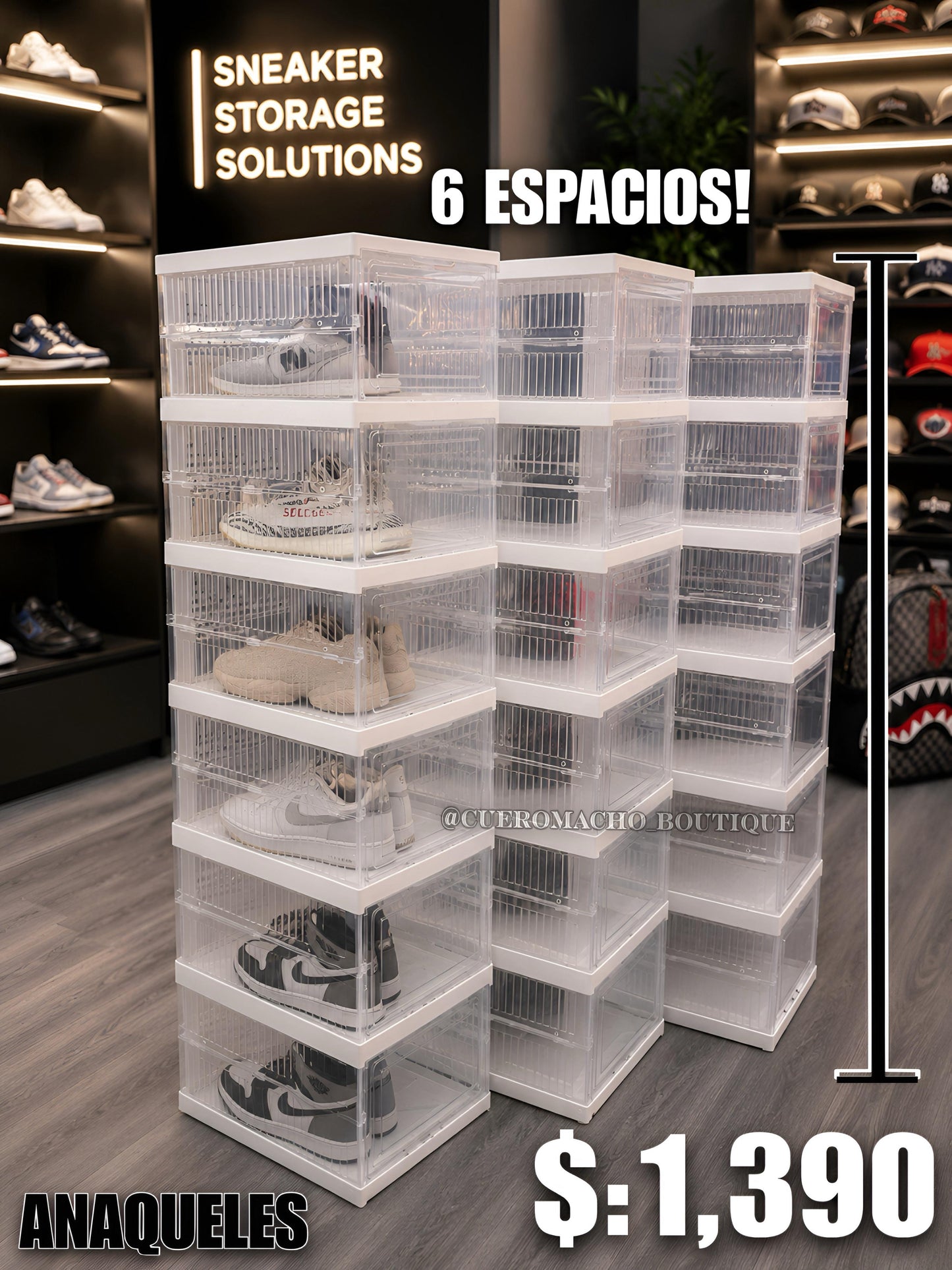Cajones de guardar tenis