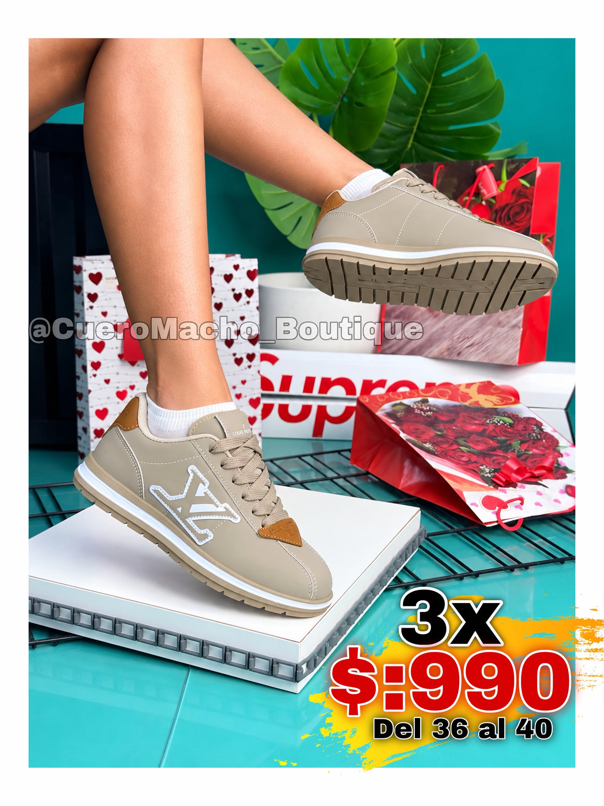Tenis Fashion Damas 3x $:990