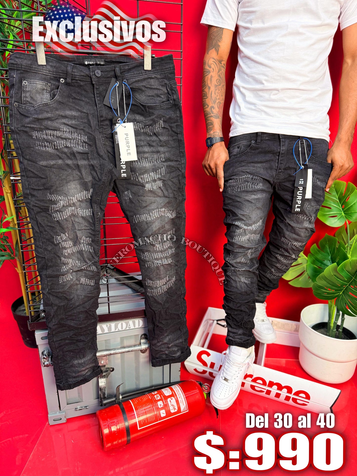 Pantalones purple New Modelo