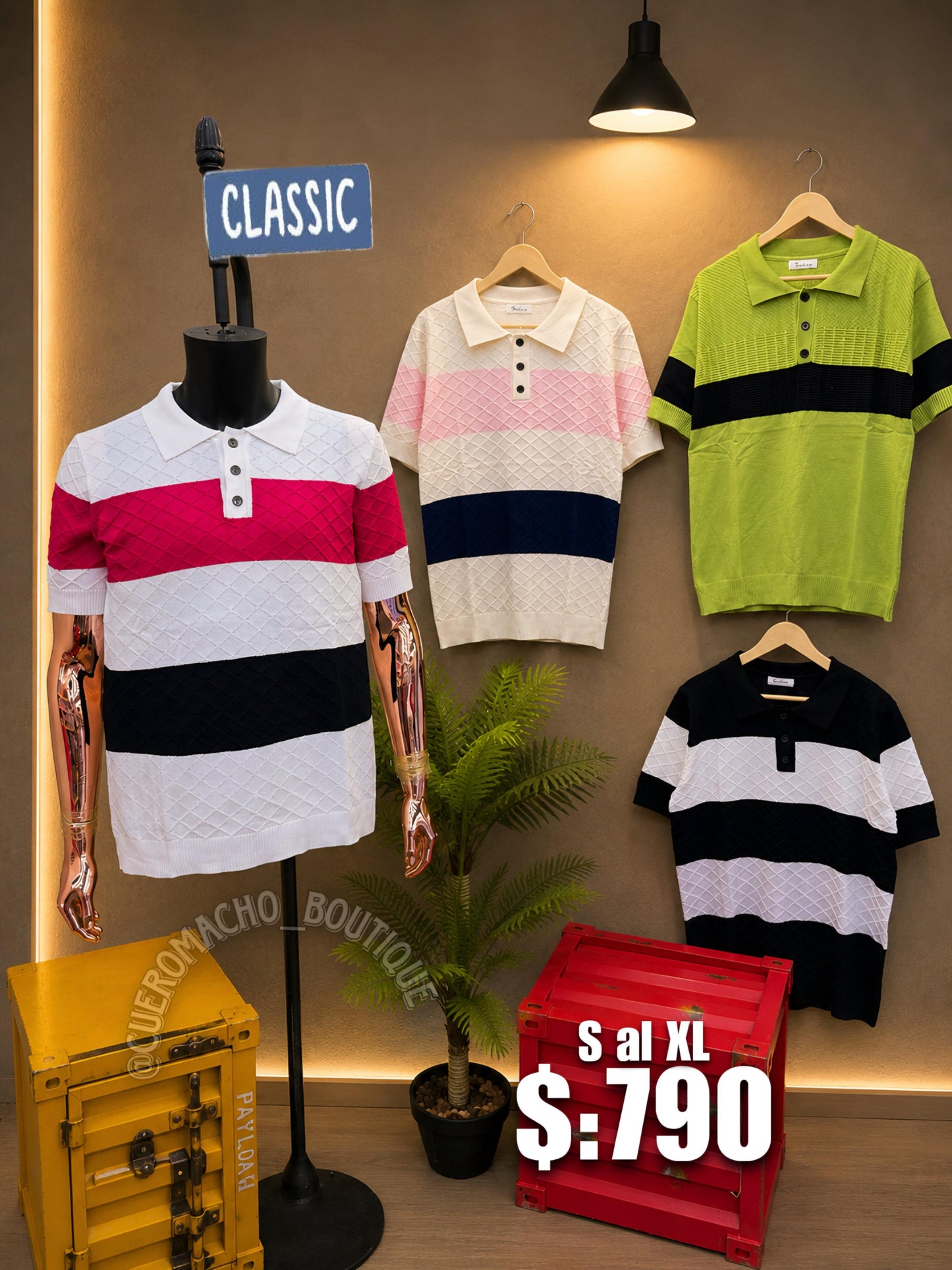 T-shirt de cuellos clásicos