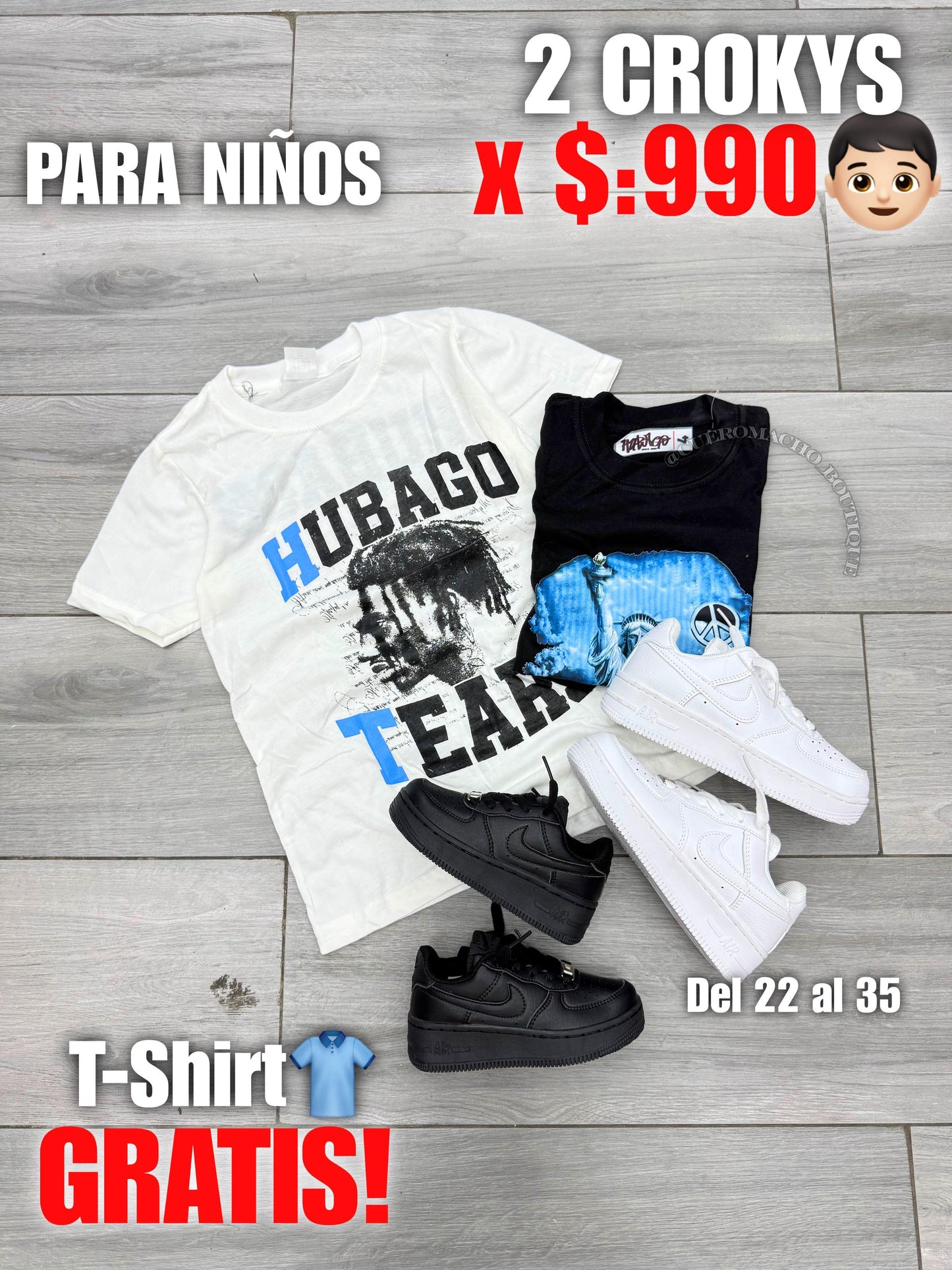 Croker de niños 2x $:990