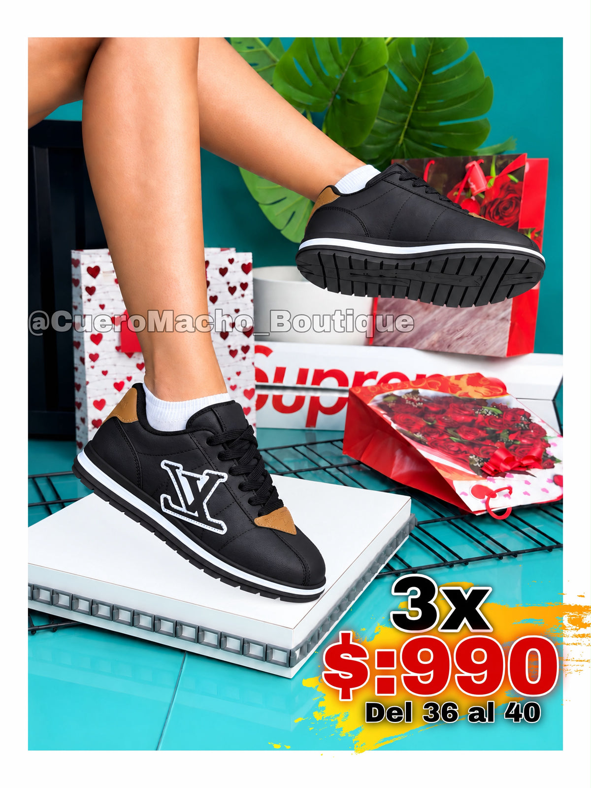 Tenis Fashion Damas 3x $:990