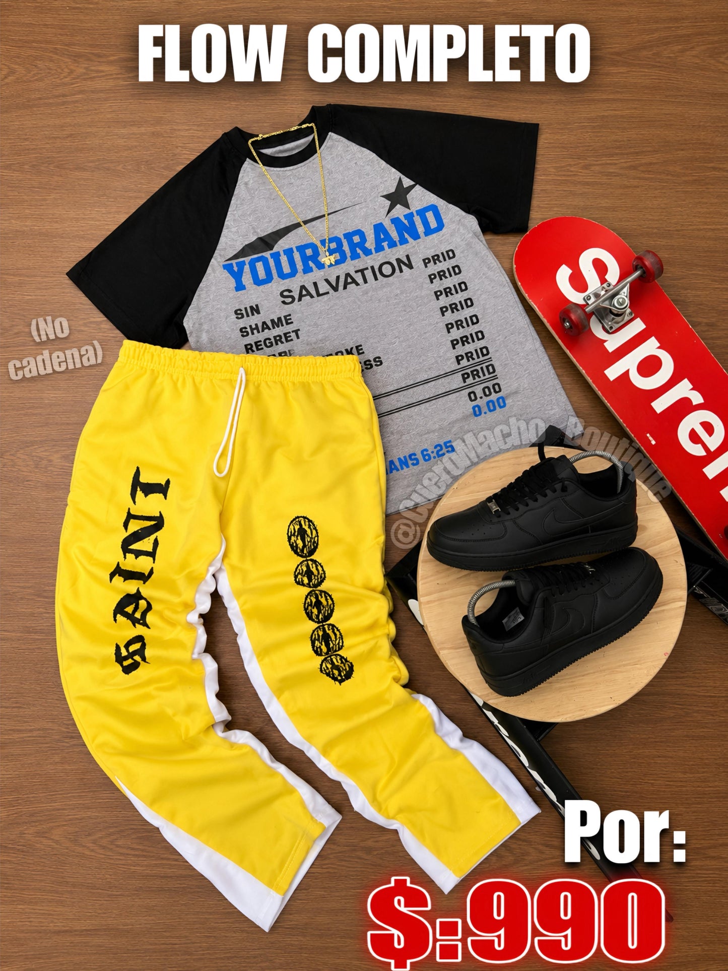 Combo $:990 flow entero