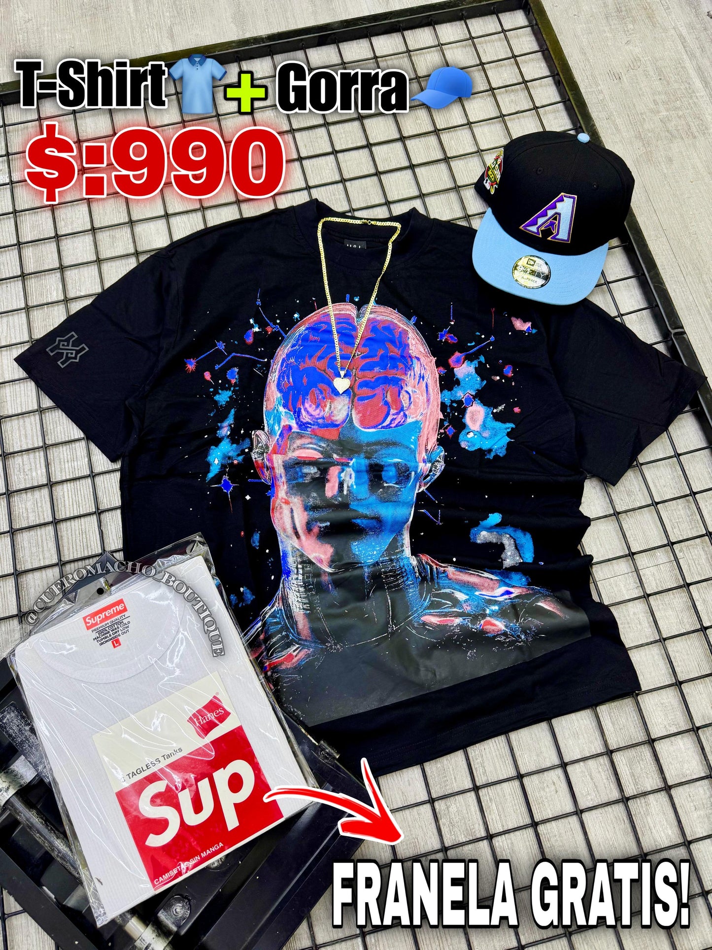 T-shirt + Gorra ( $:990 )