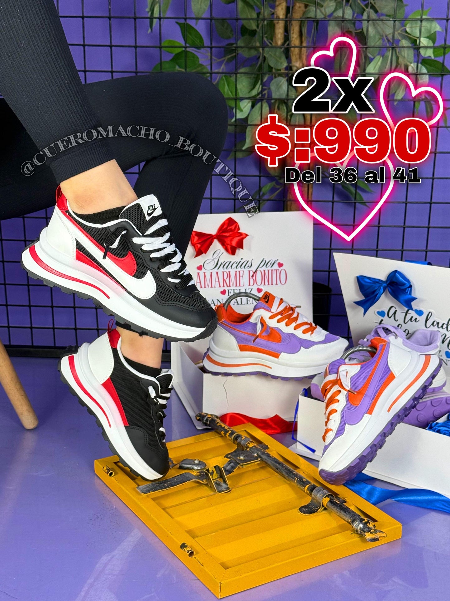 Tenis Fashion Damas ( 2x $:990 )