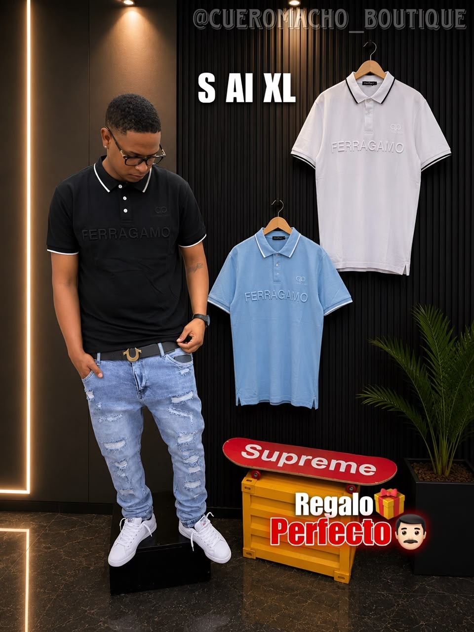 Poloche de cuello clásicos