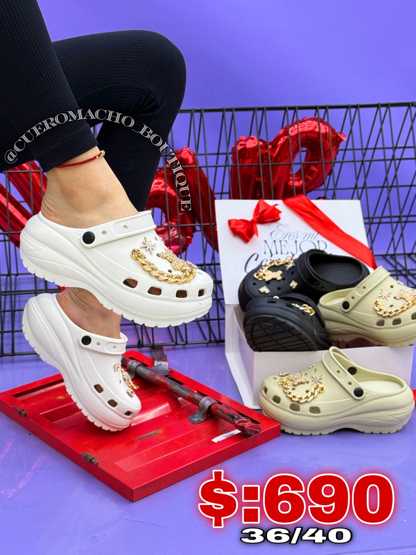 Crocs altas