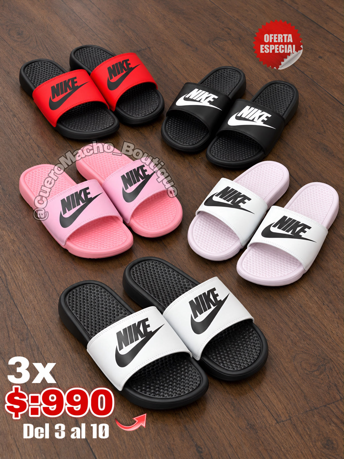 Sandalias Nike 3x $:990