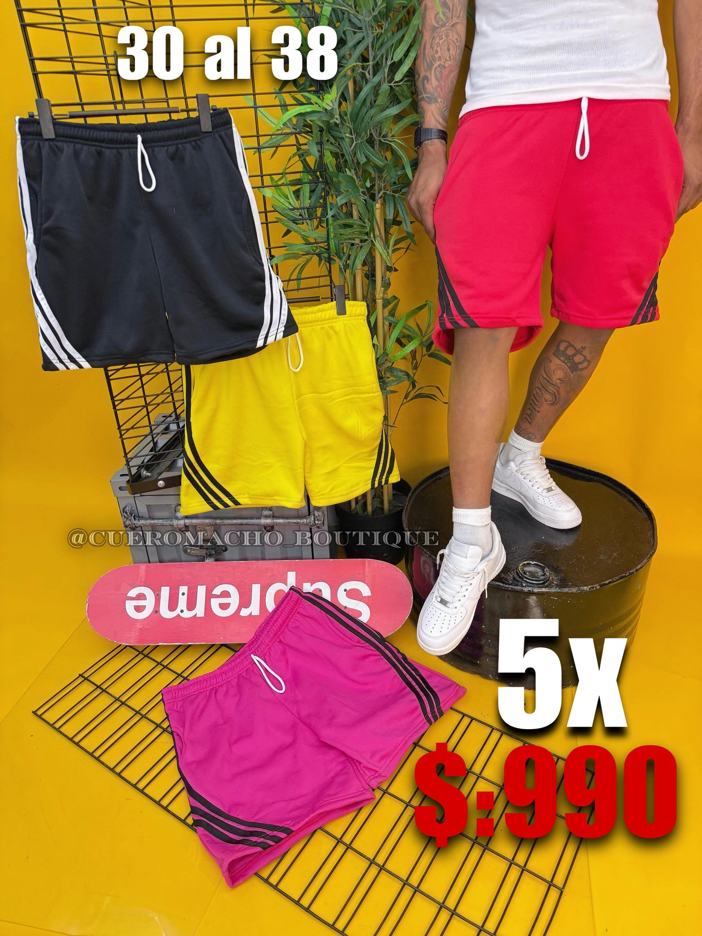 Algodón 100% Bermudas 5x $:990