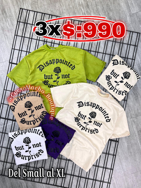 T-Shirt Gamuzas 3x $:990