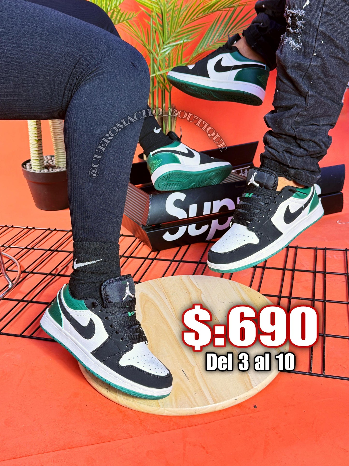 Jordan 1 bajito $:690