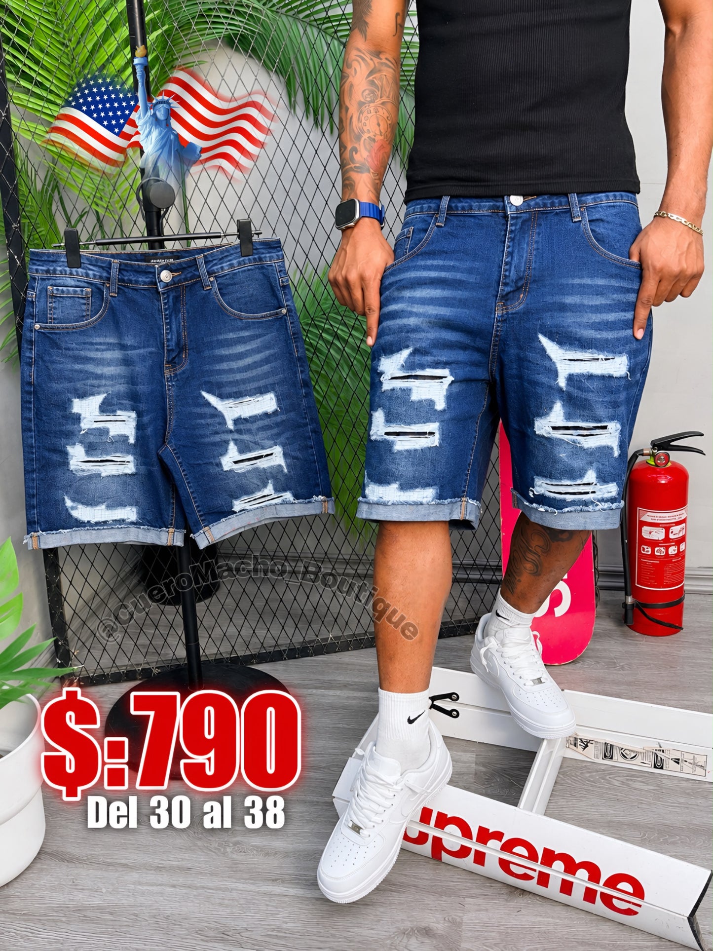 Bermudas Jeans