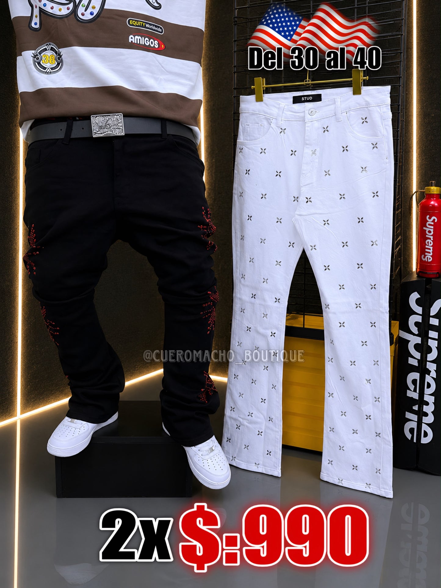 Pantalones Jeans 2x $:990
