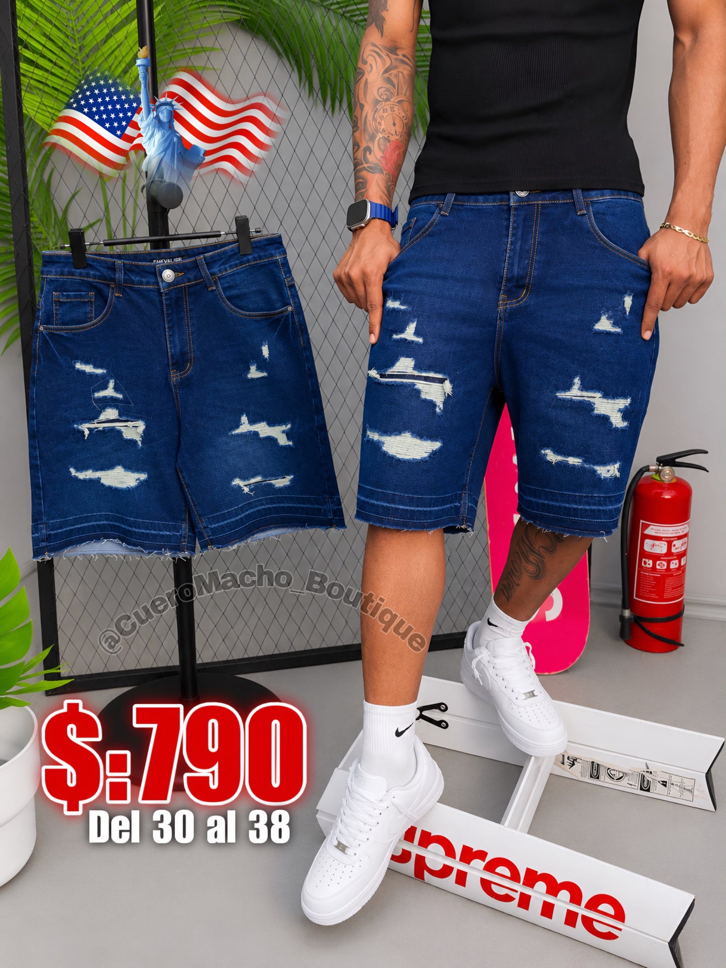 Bermudas Jeans